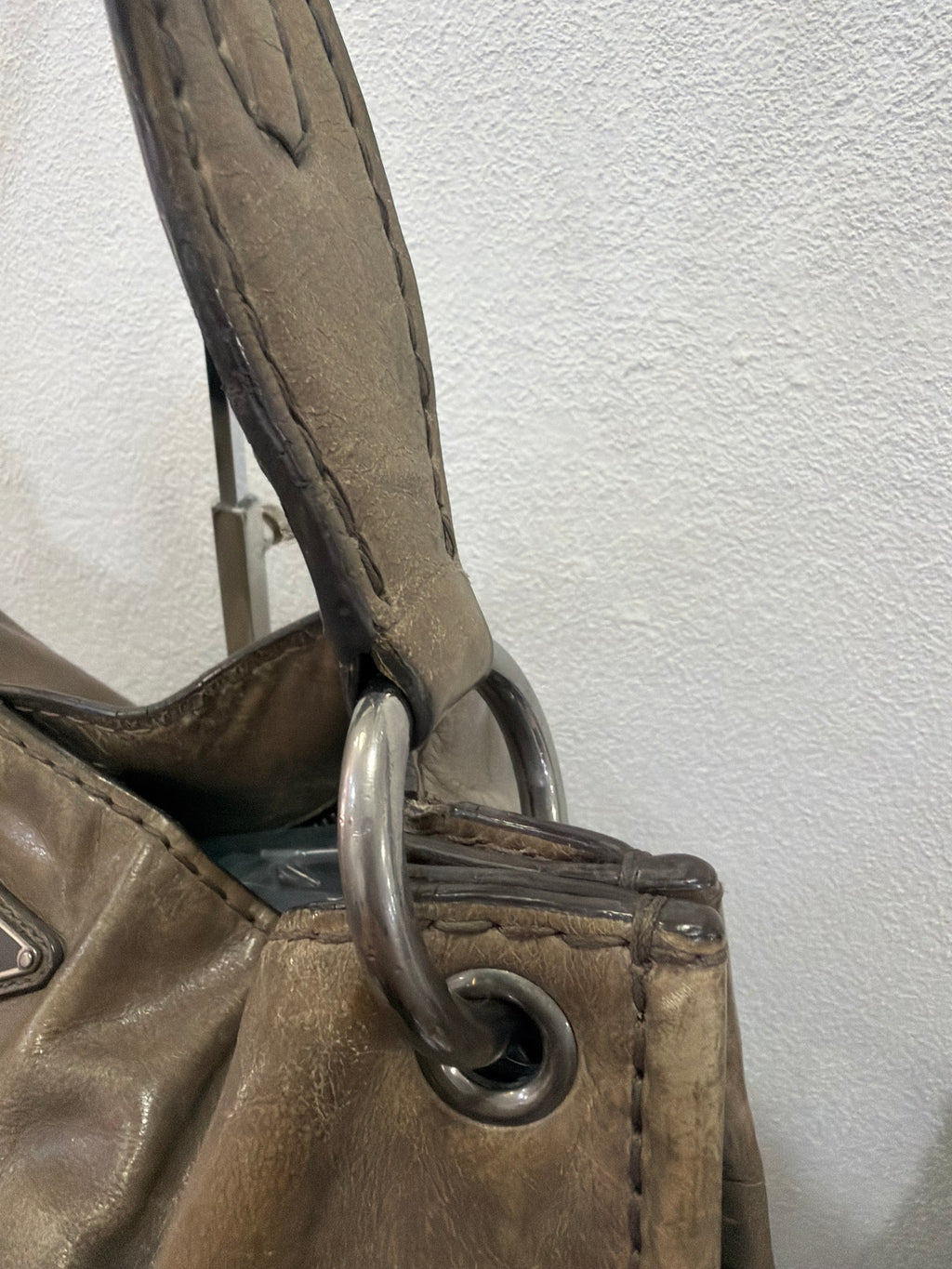 Prada Tote Bag Vitello Argilla
