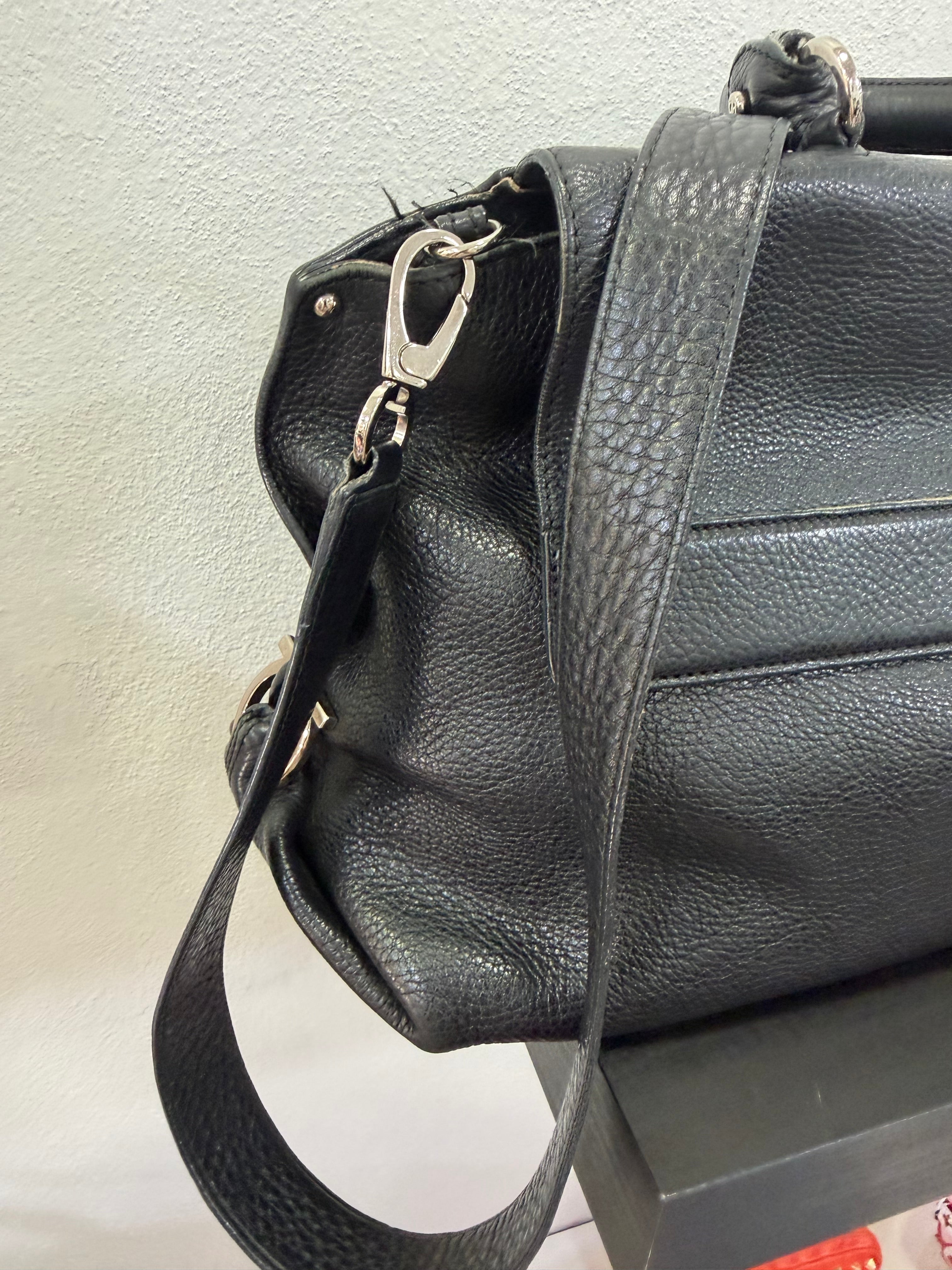 Salvatore Ferragamo Sofia Bag in pelle nera