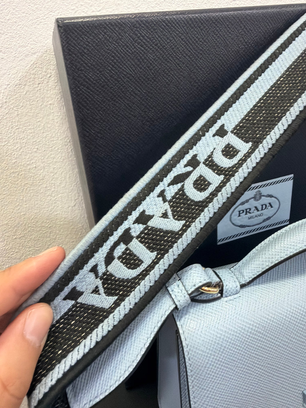 Prada Saffiano Monochrome Crossbody