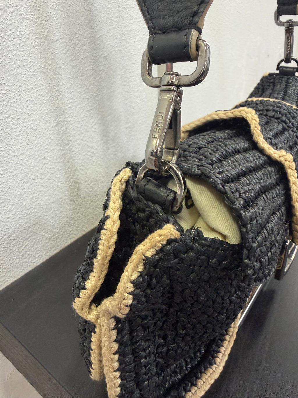 Fendi Baguette Rafia Wave