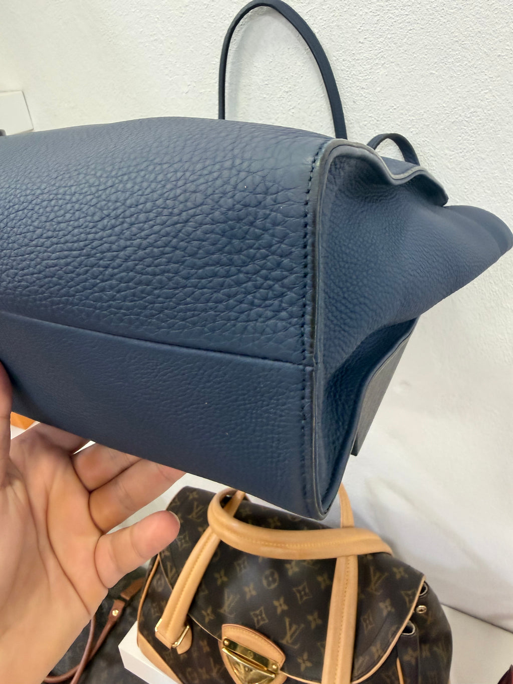 Gucci Shopping Interlocking pelle Blu
