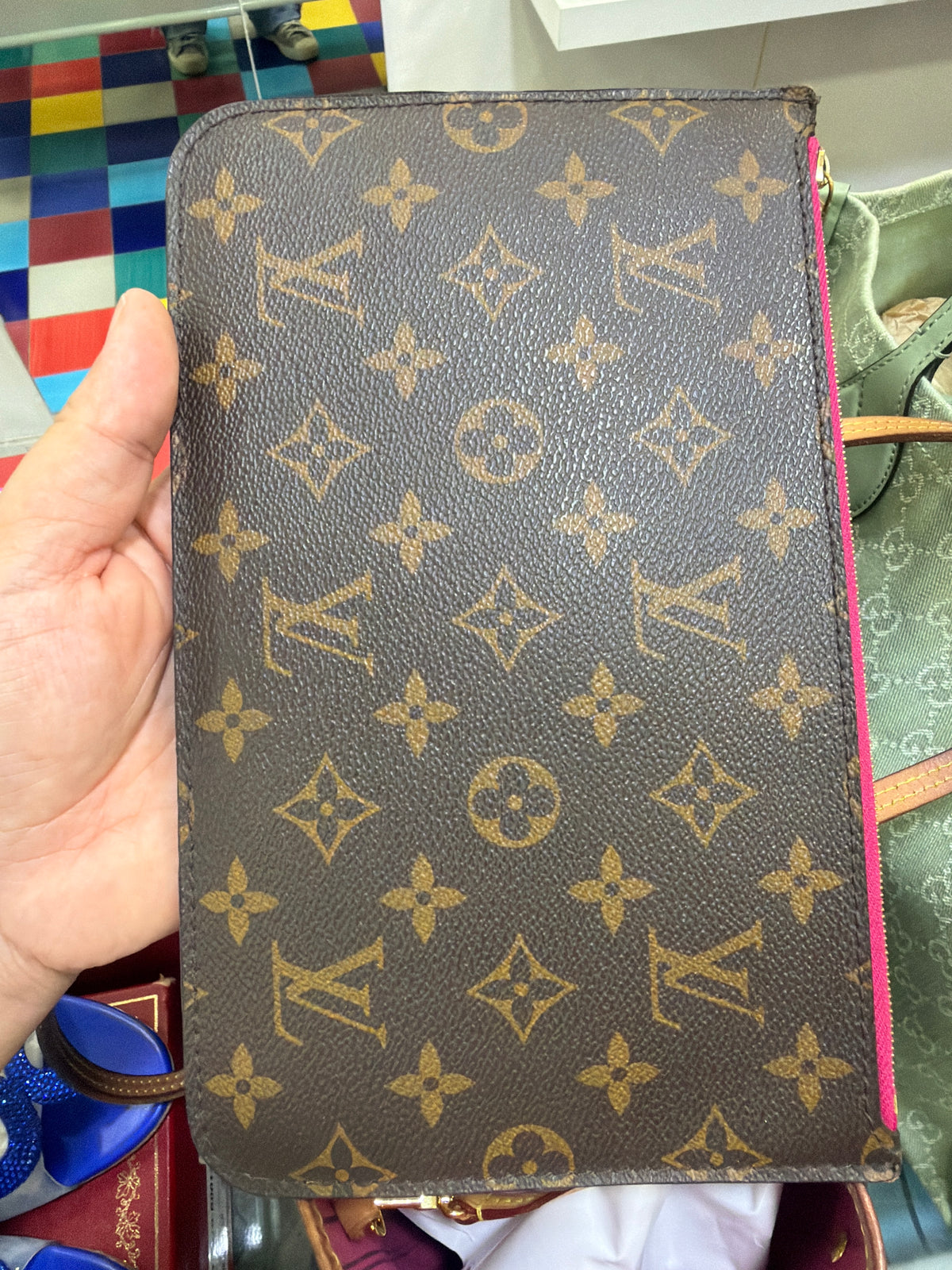 Louis Vuitton Neverfull MM Monogram Peonia