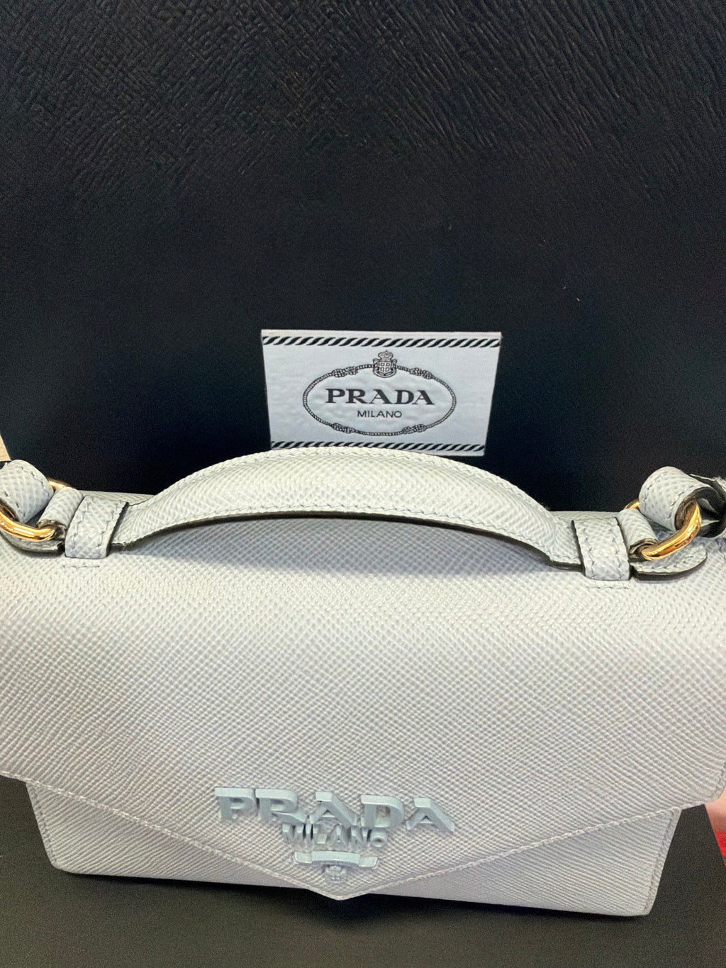 Prada Saffiano Monochrome Crossbody