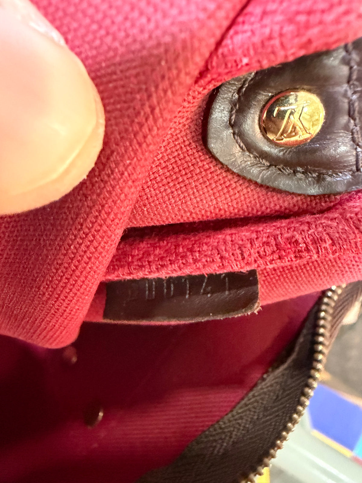 Louis Vuitton Pochette Eva Damier ebene