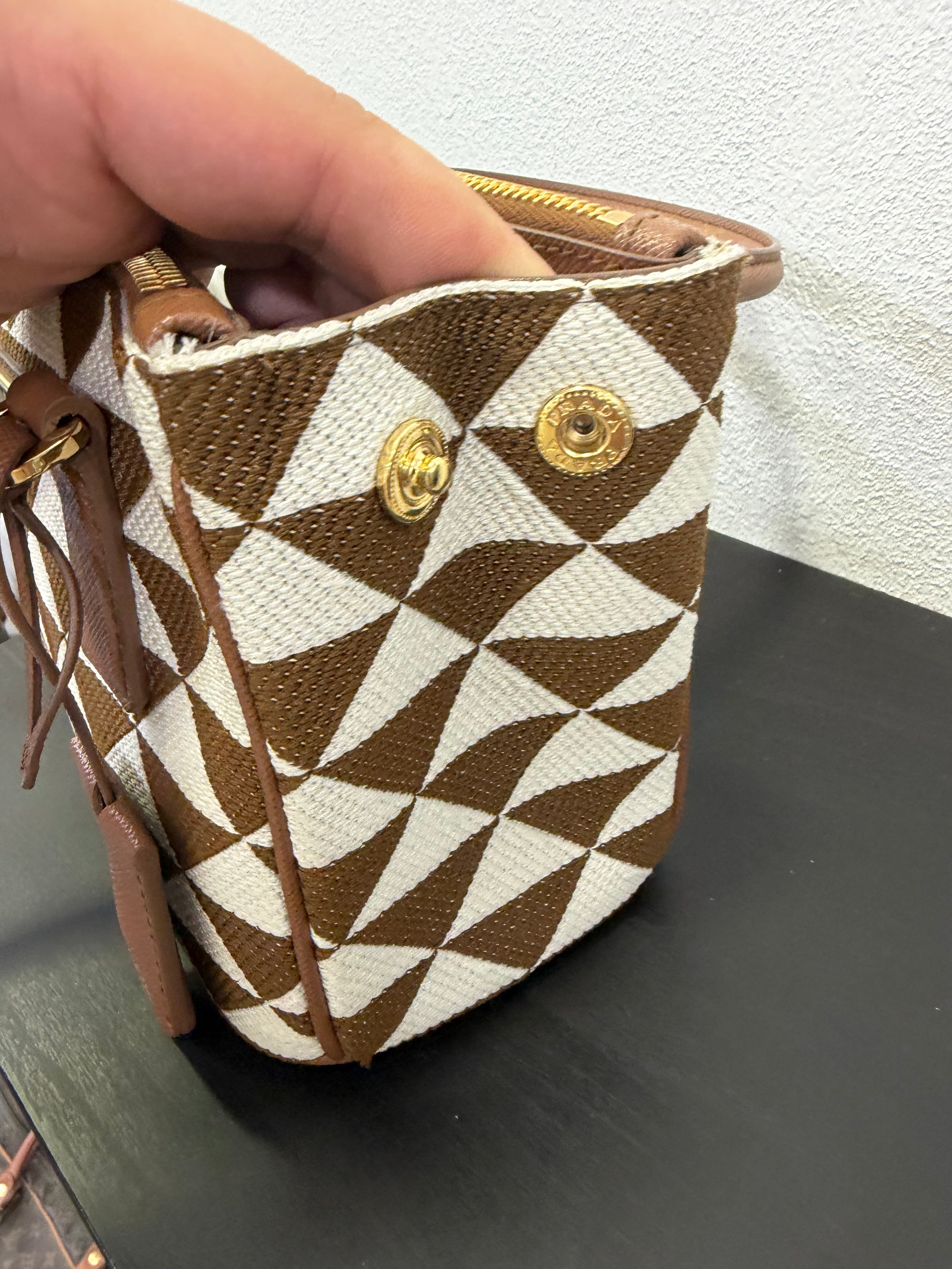 Prada Galleria Symbol Cognac