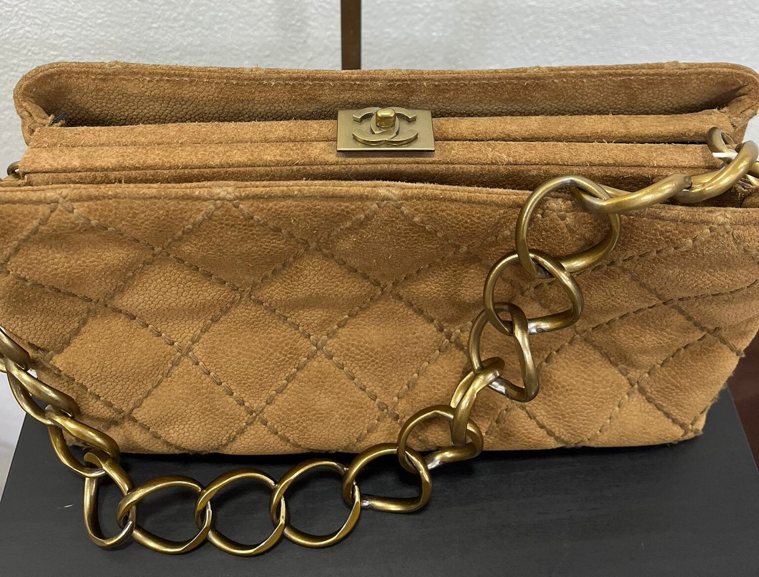 Chanel Clutch in Suede