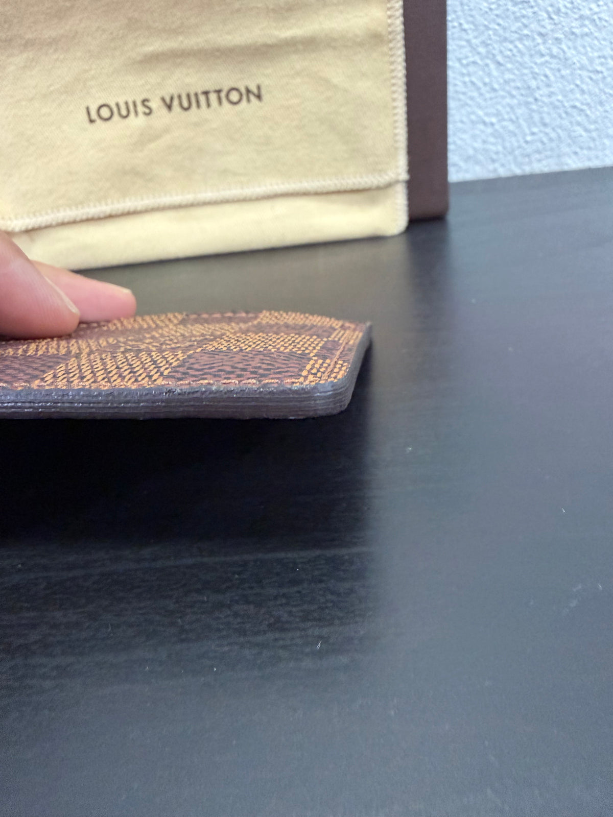 Louis Vuitton Porta carte Damier ebene