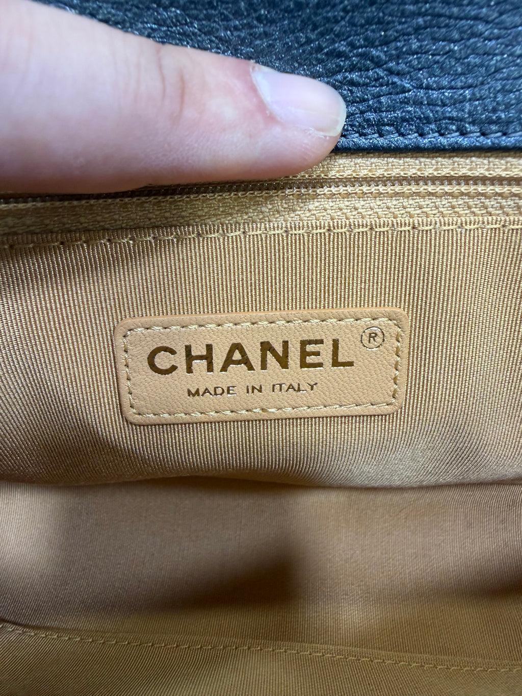 Chanel Boy Medium Grey Pearl
