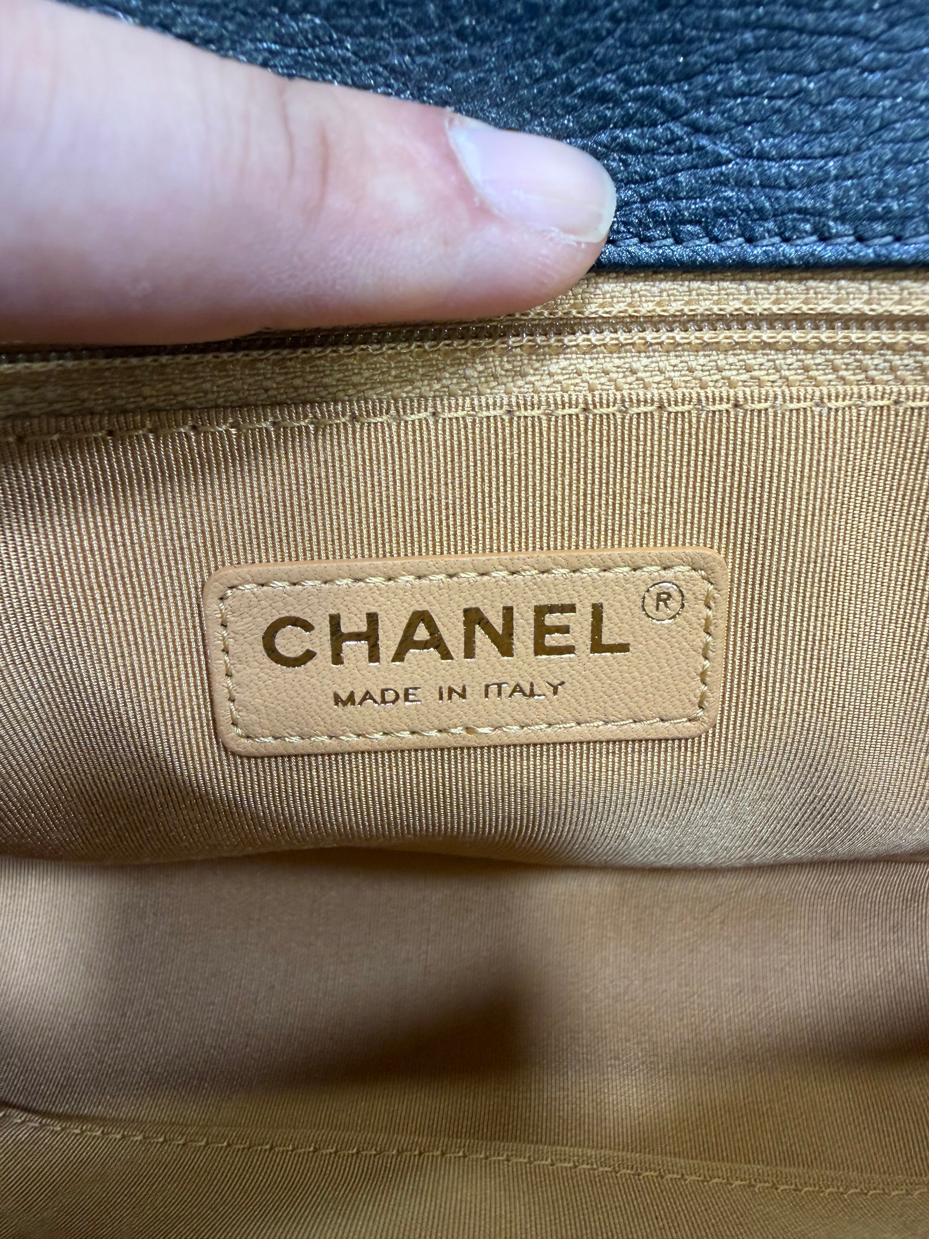 Chanel Boy Medium Grey Pearl