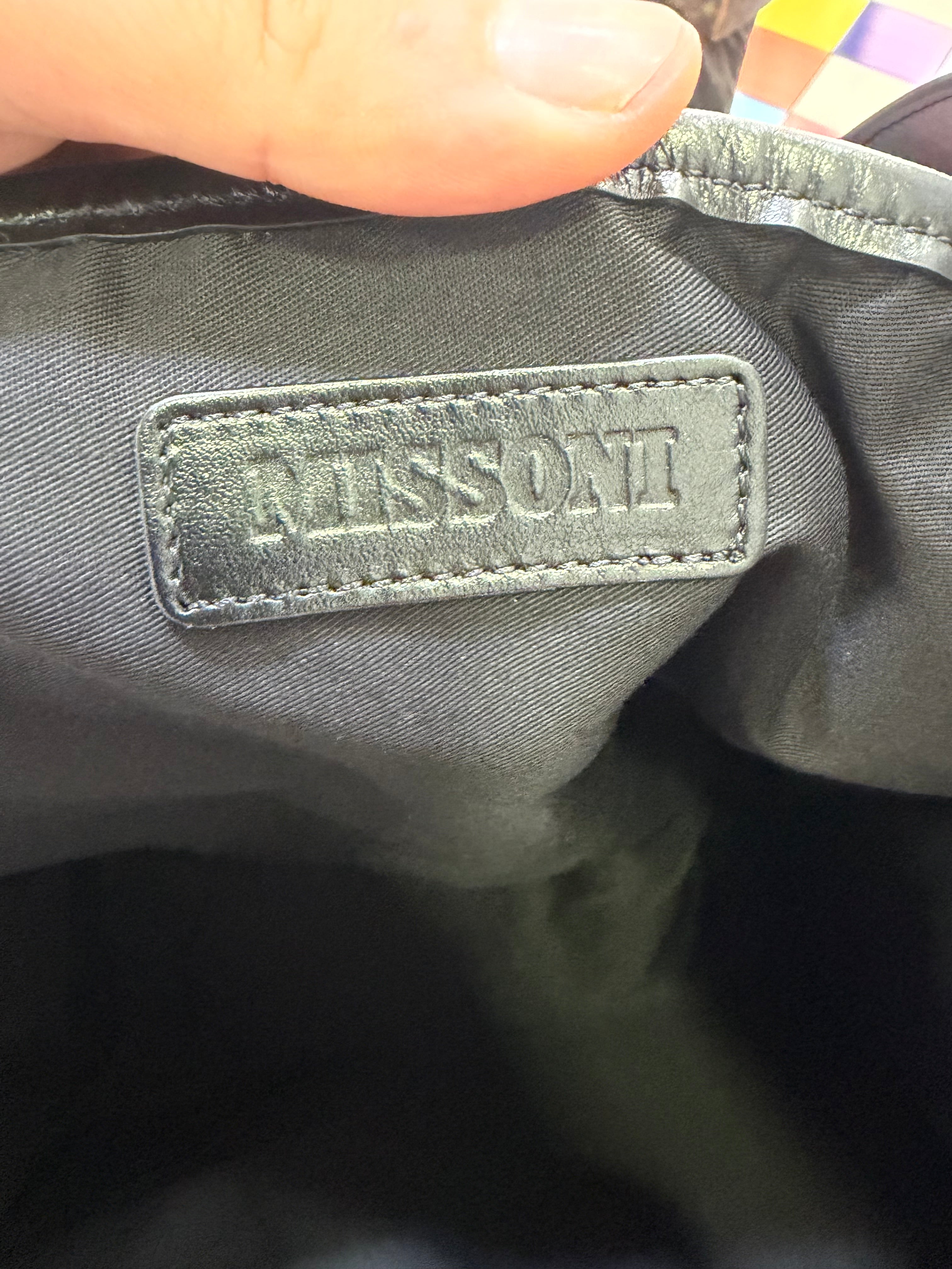 Missoni Borsa Cyrus con pelle