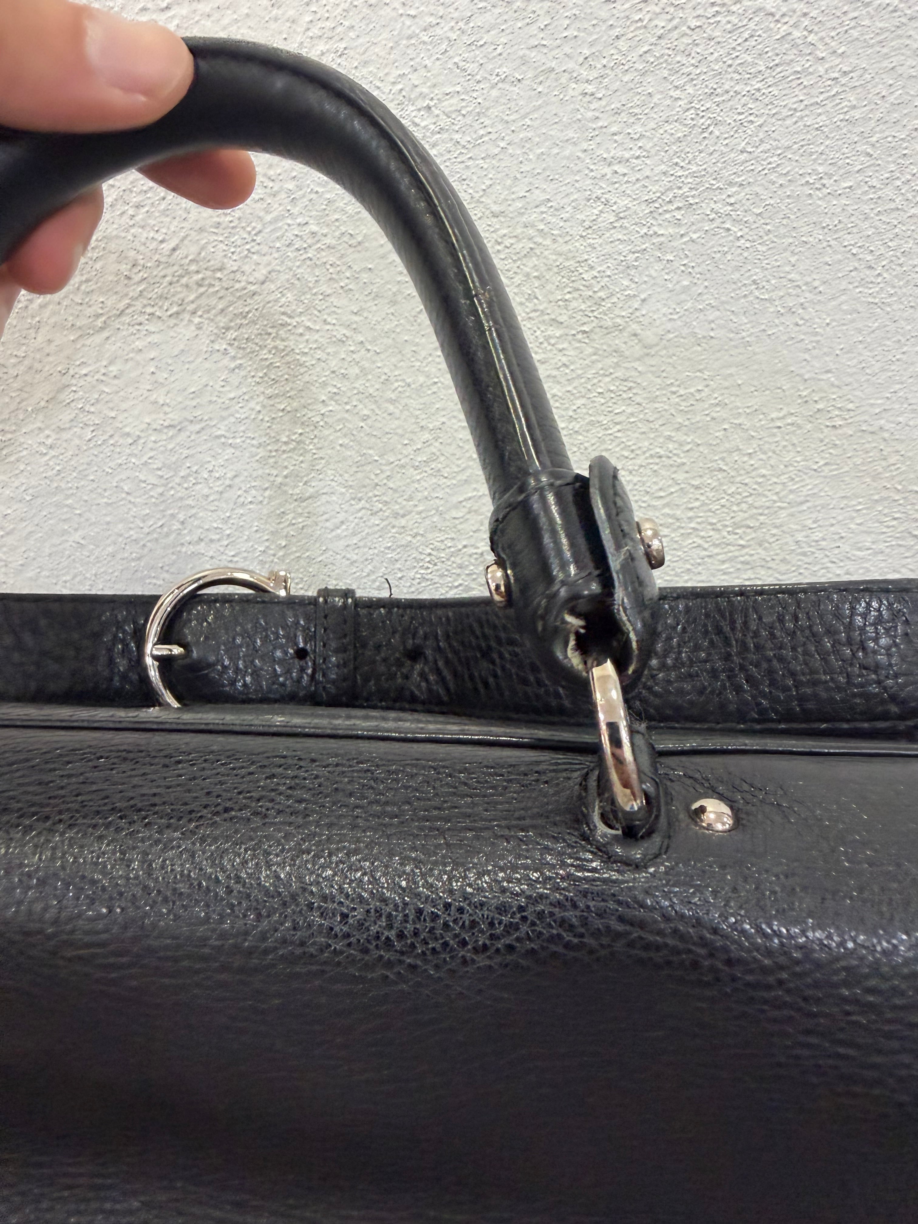 Salvatore Ferragamo Sofia Bag in pelle nera
