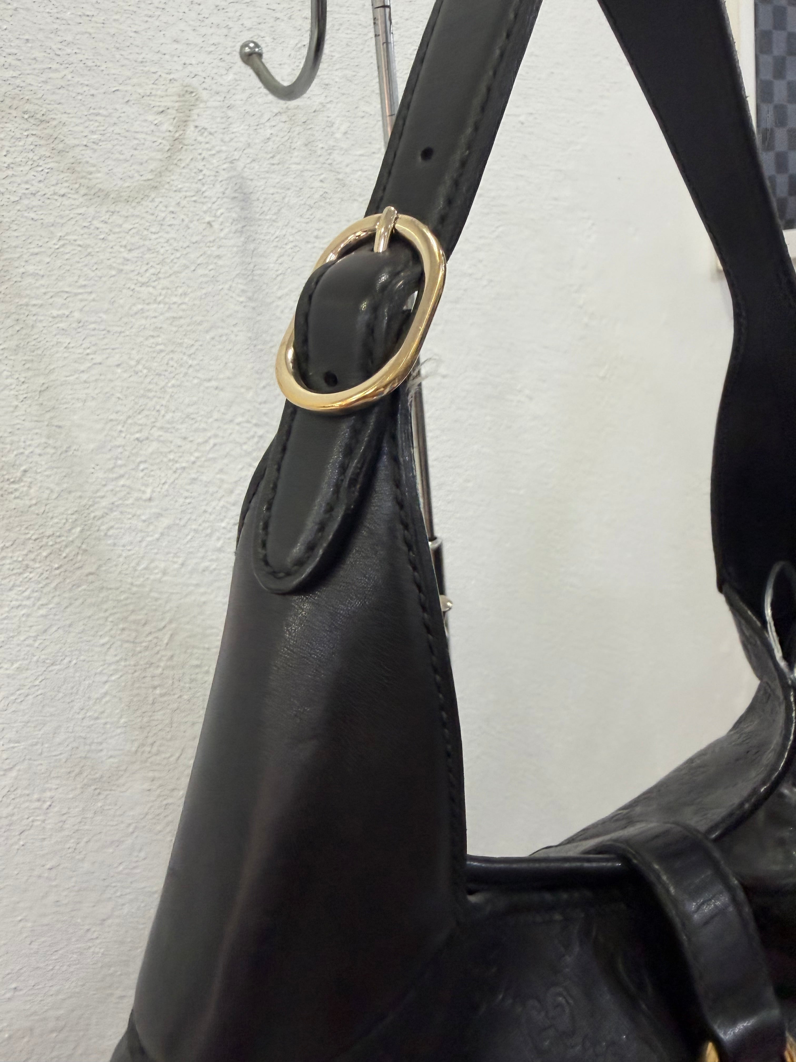 Gucci Jackie Bag in pelle Guccissima Nera
