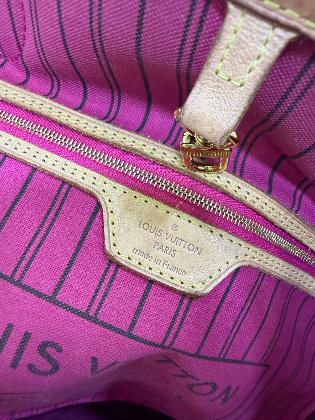 Louis Vuitton Neverfull MM Monogram Peonia
