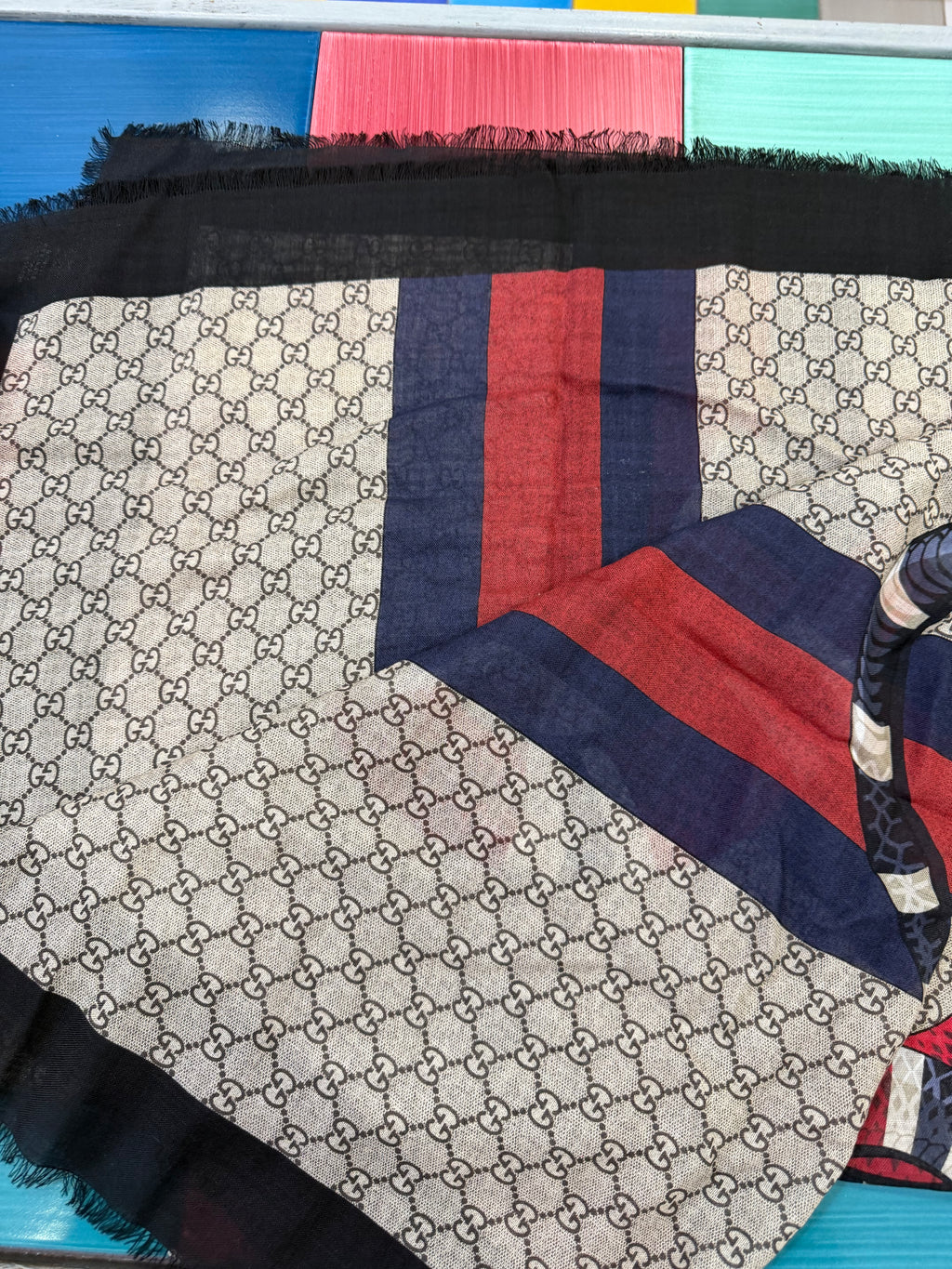 Gucci Scialle GG Snake