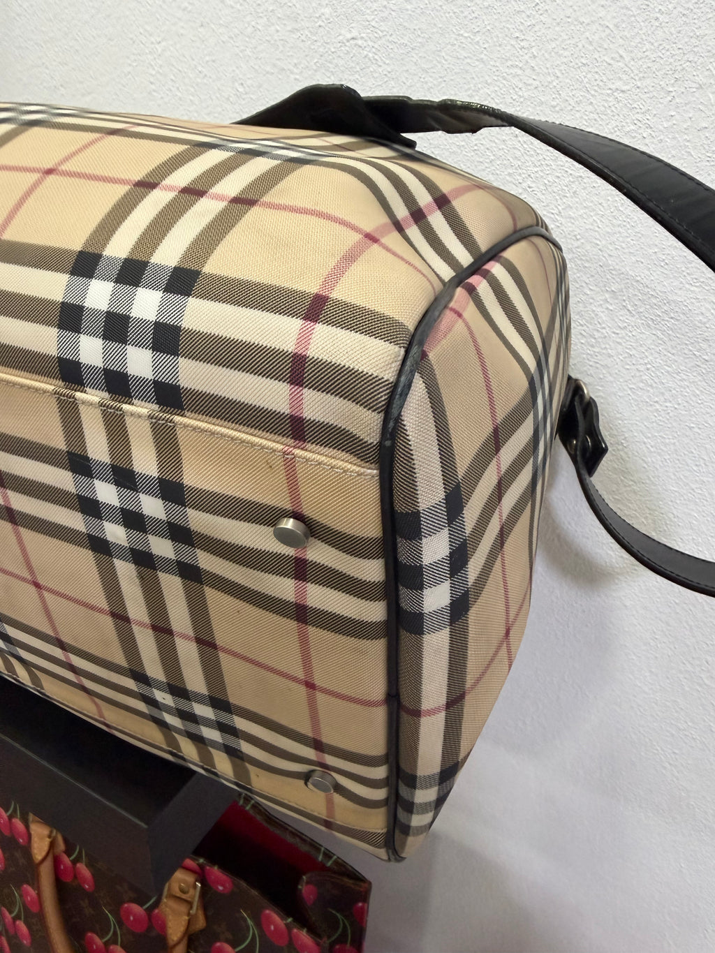 Burberry Borsone Check con tracolla