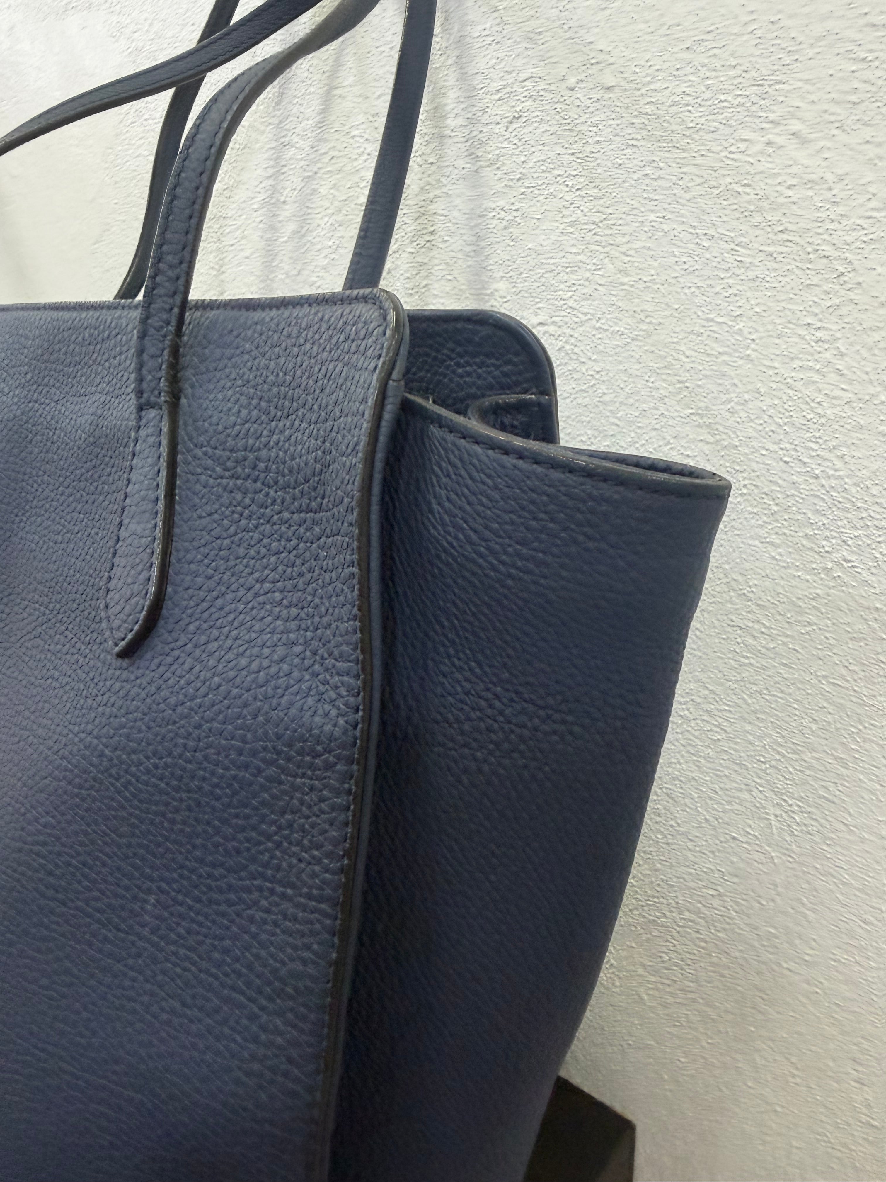 Gucci Shopping Interlocking pelle Blu