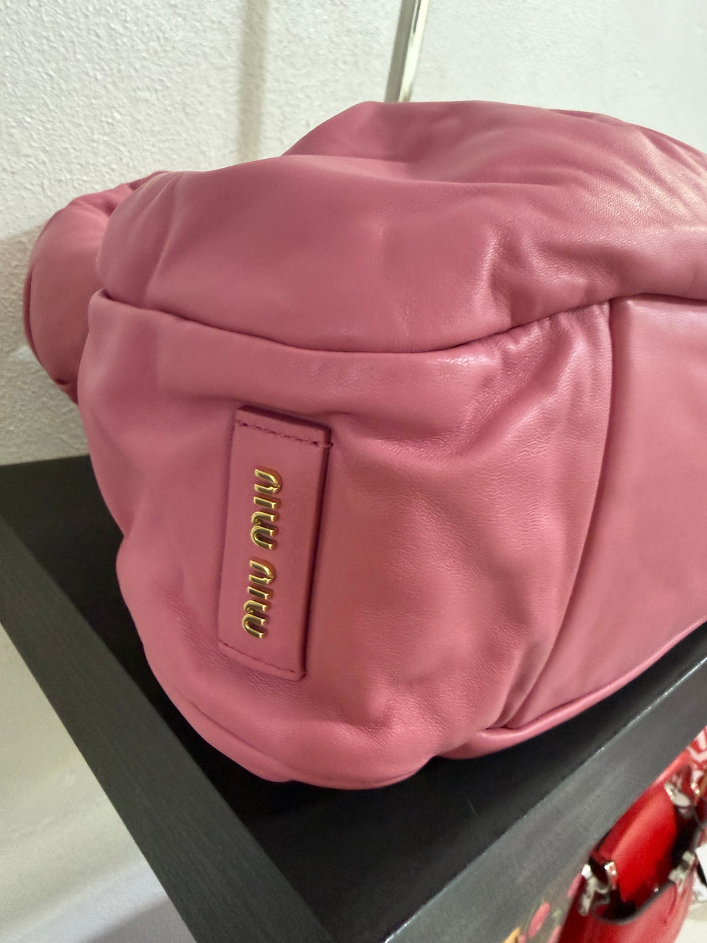 Miu miu nappa Knot Bag