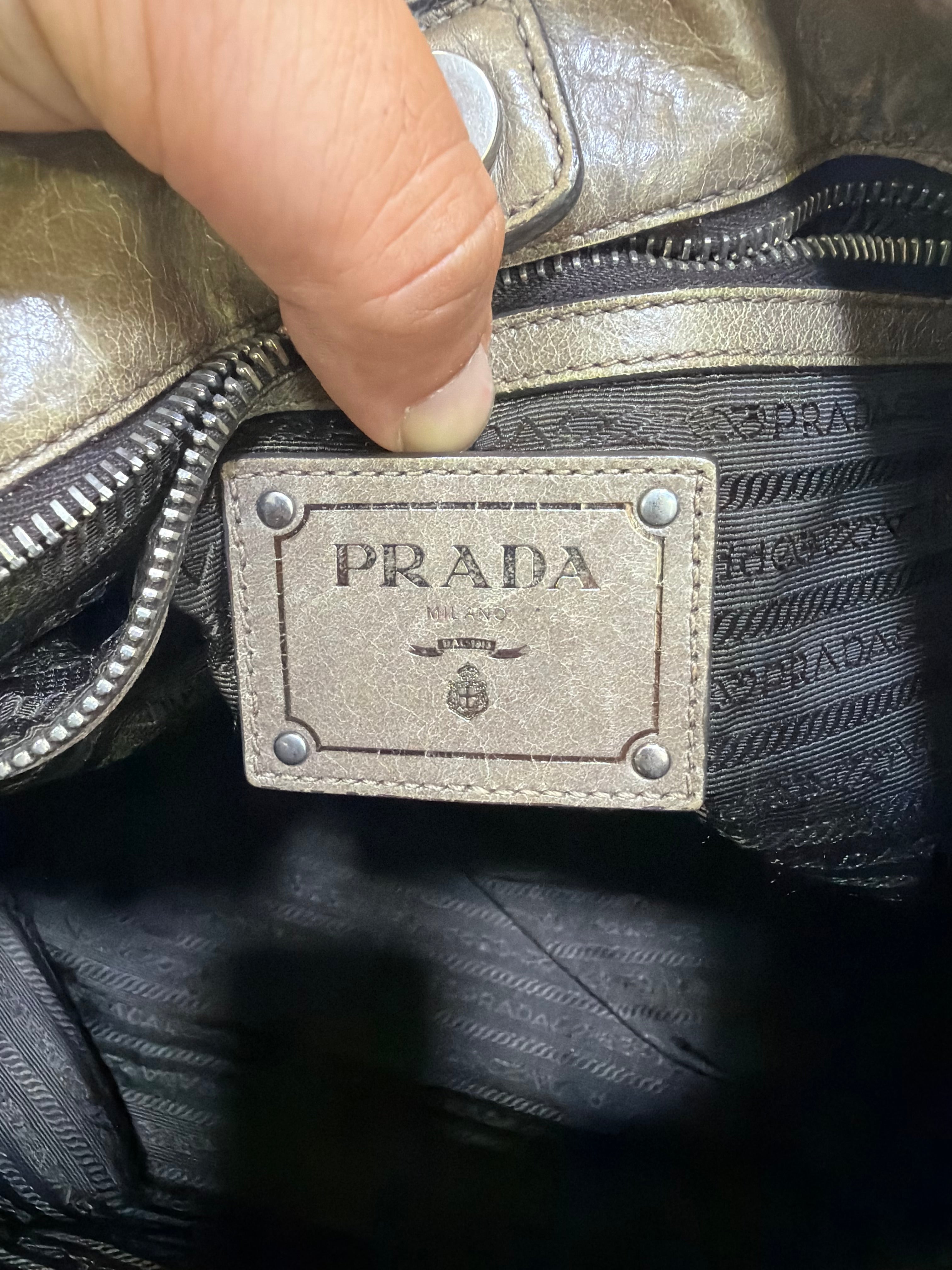 Prada Tote Bag Vitello Argilla