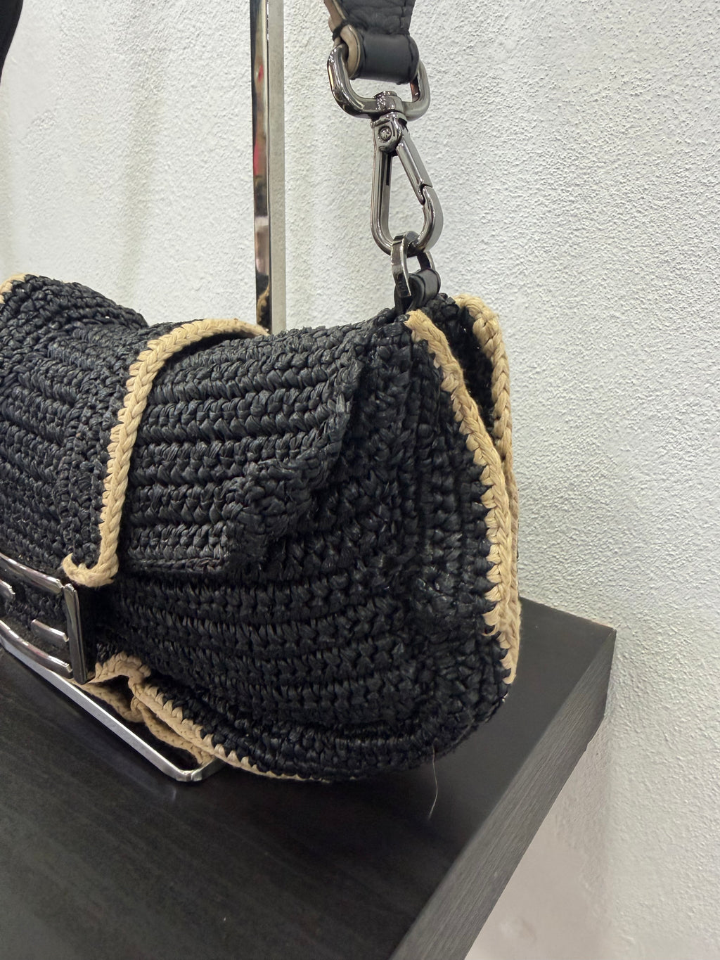 Fendi Baguette Rafia Wave