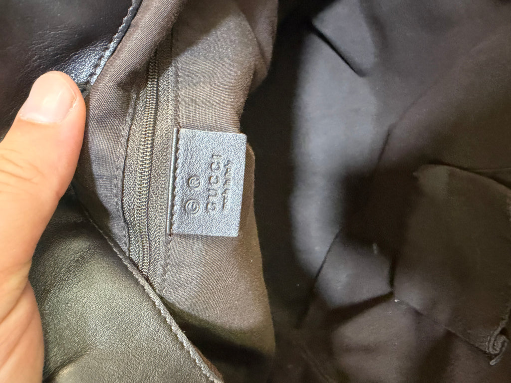 Gucci shopping pelle Marrone