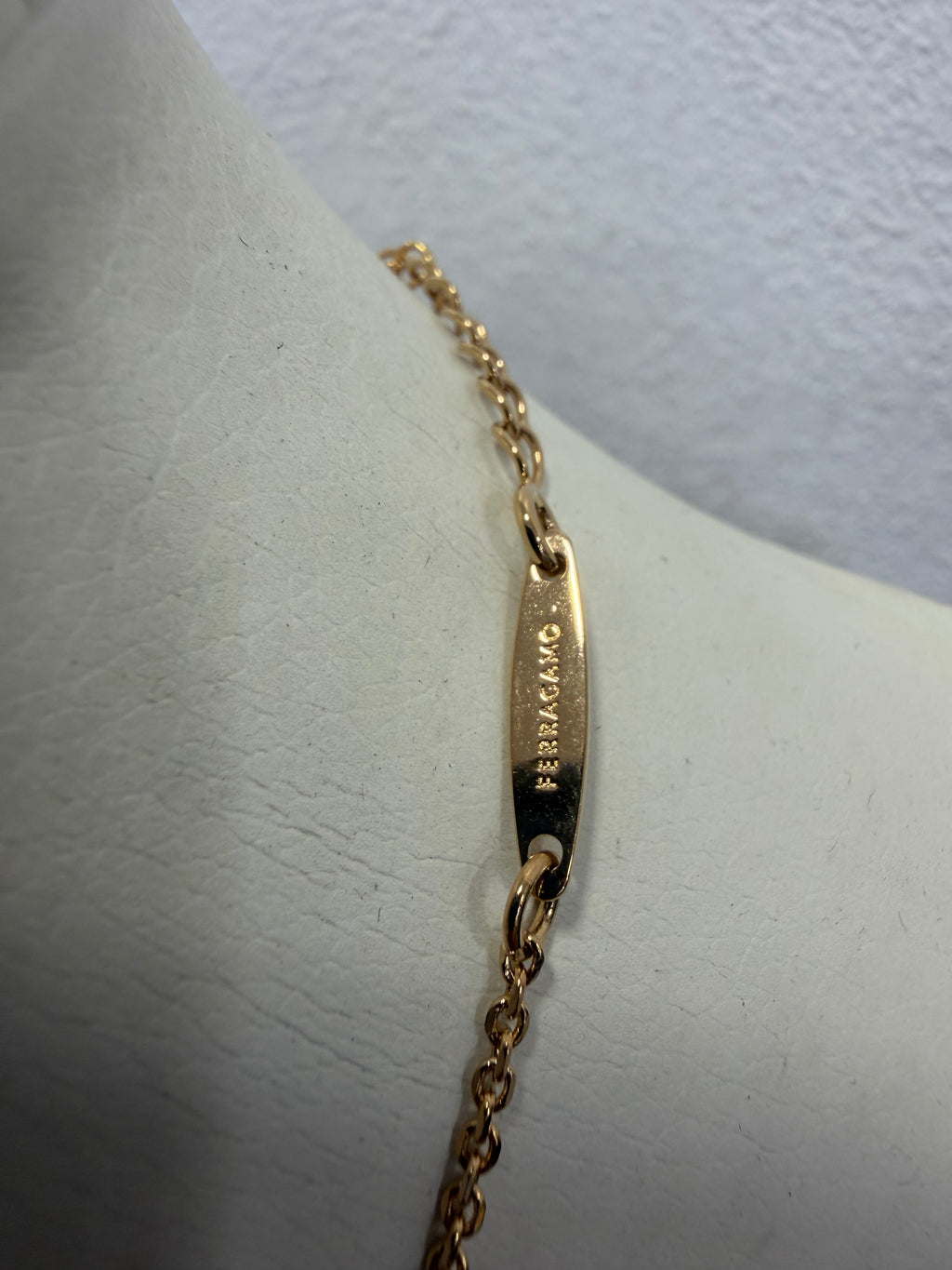 Ferragamo Collana Gancini Con strass