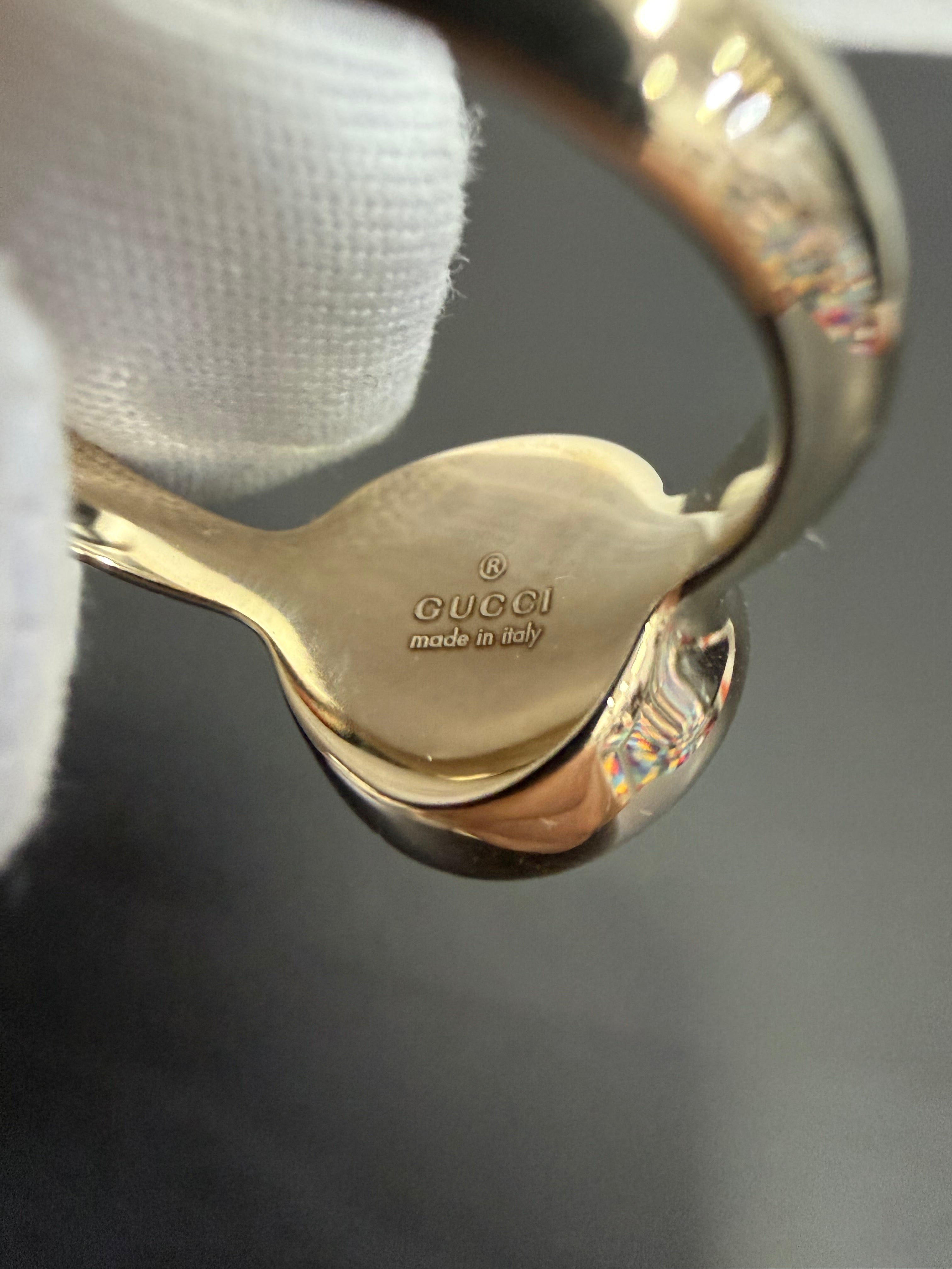 Gucci anello Blondie con strass