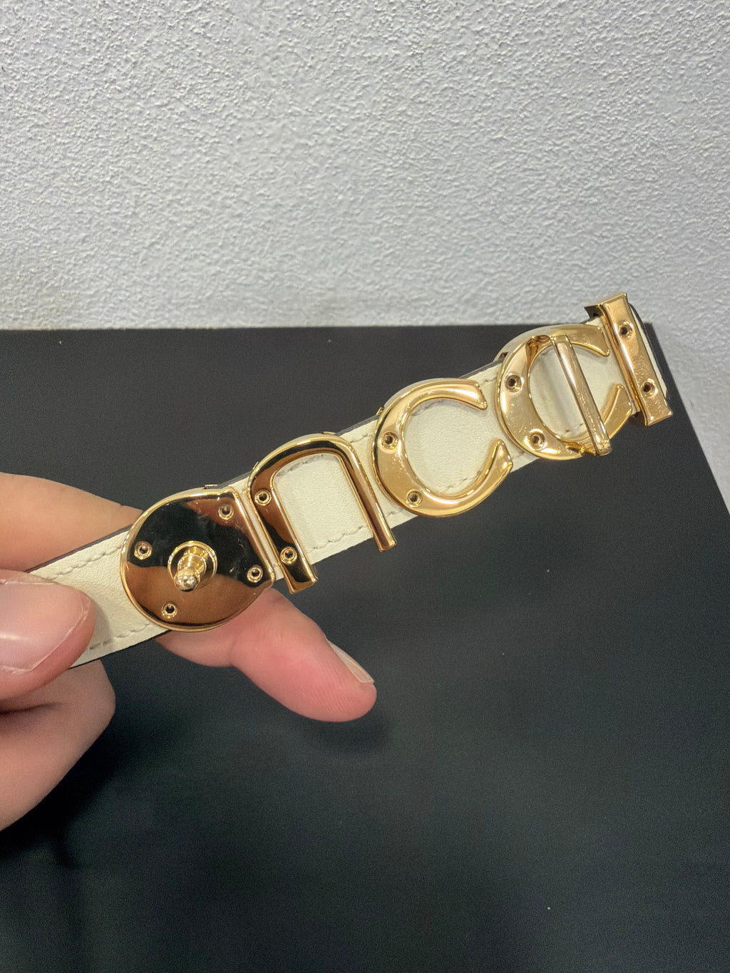Gucci Cintura Con Logo Lettering