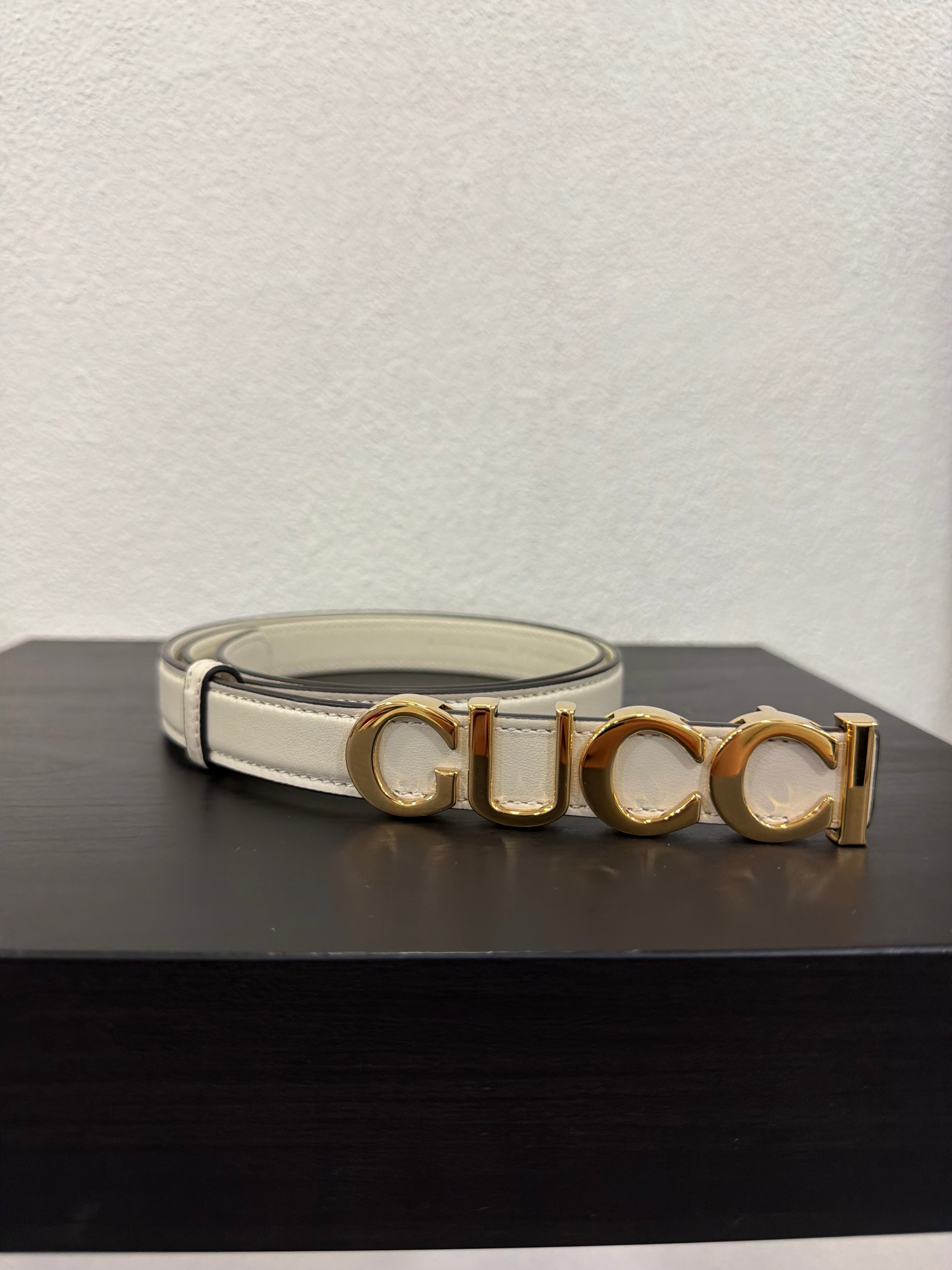 Gucci Cintura Con Logo Lettering