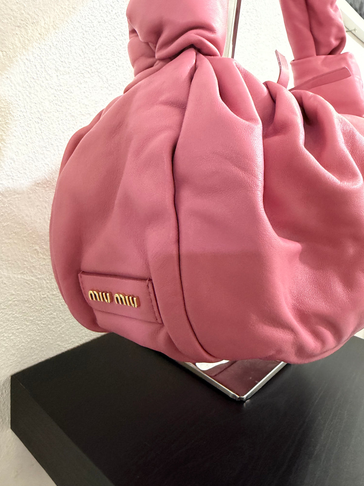 Miu miu nappa Knot Bag