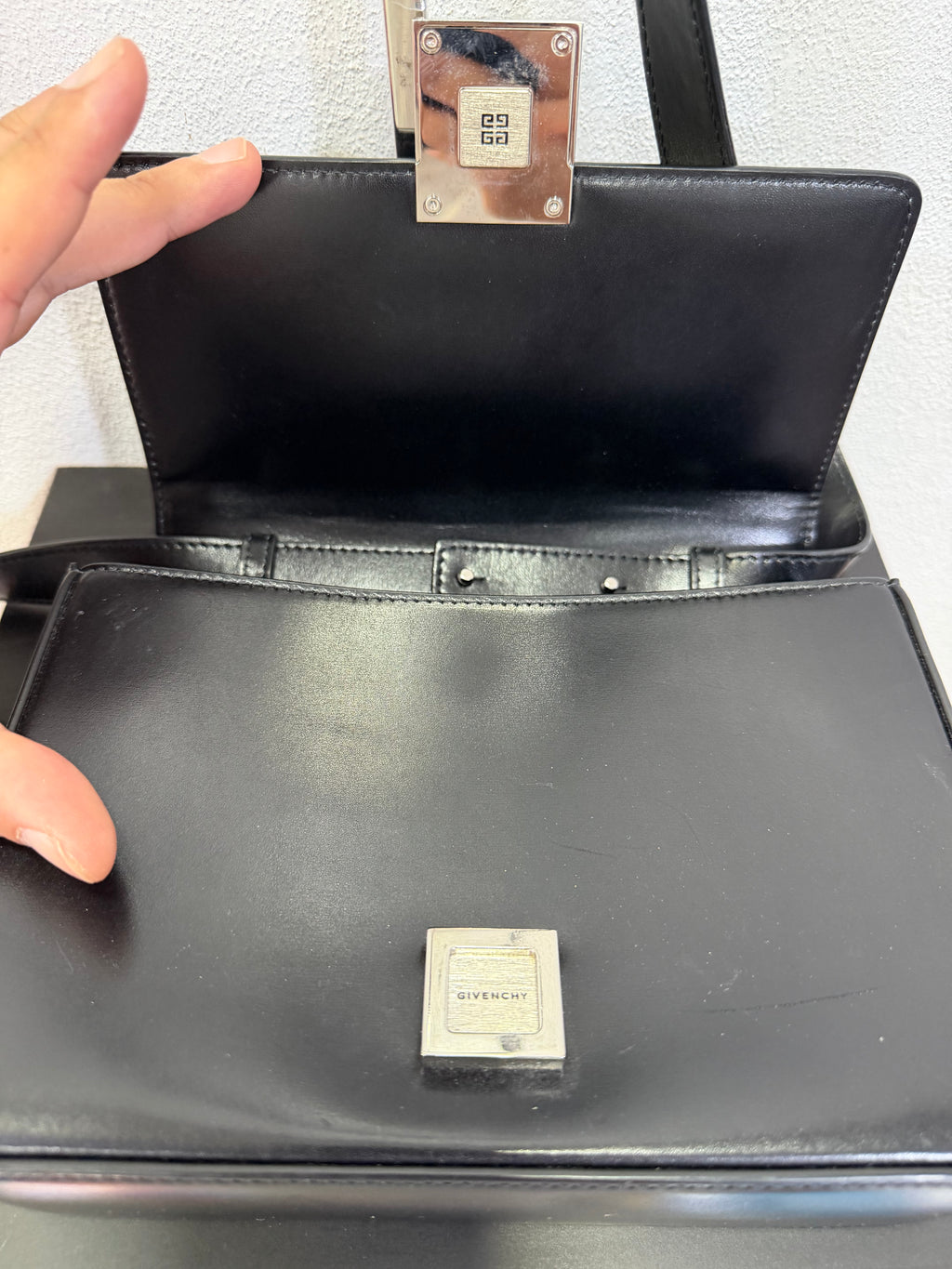 Givenchy borsa 4G in pelle liscia