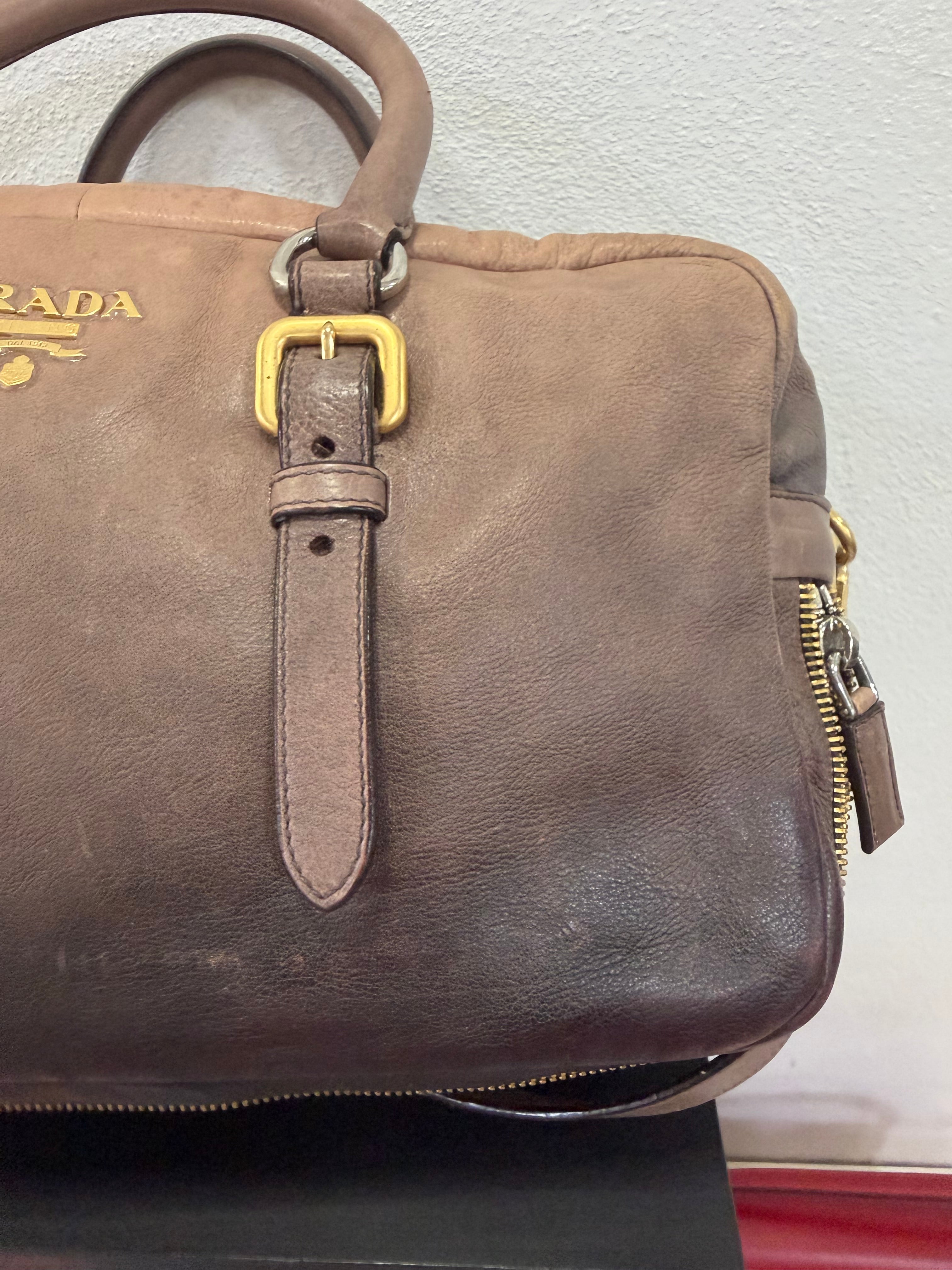 Prada Bauletto in pelle effetto sfumato