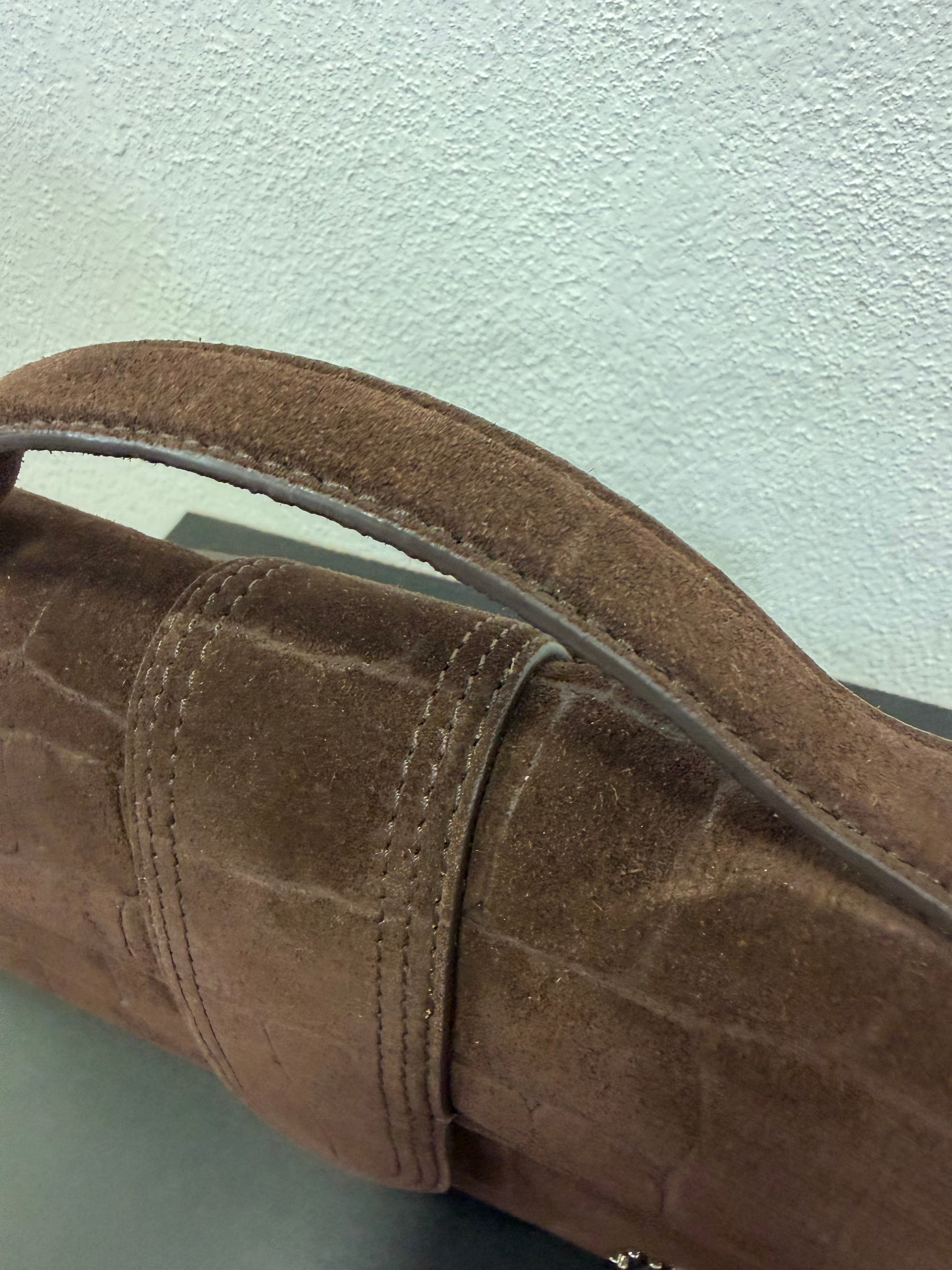 Jacquemus Le Grand Bambino Suede Cocco