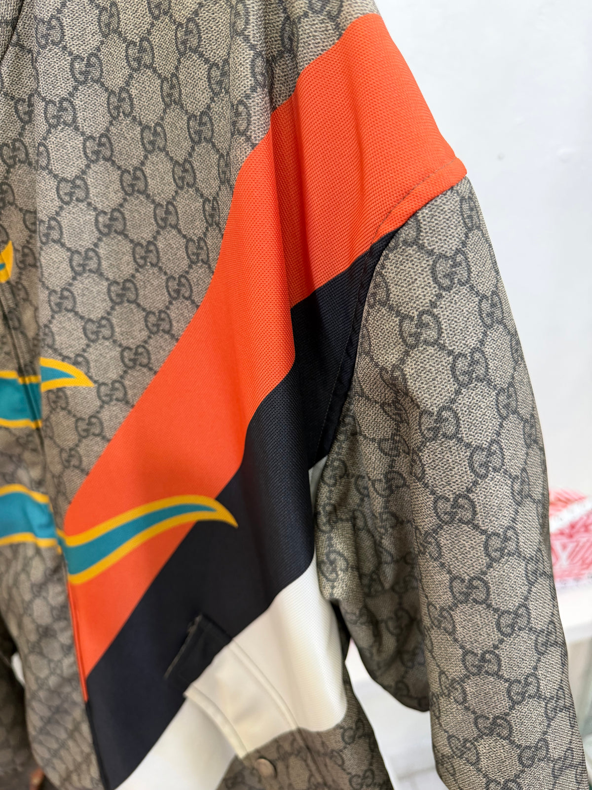 Gucci Giacca In tela GG Supreme Centum