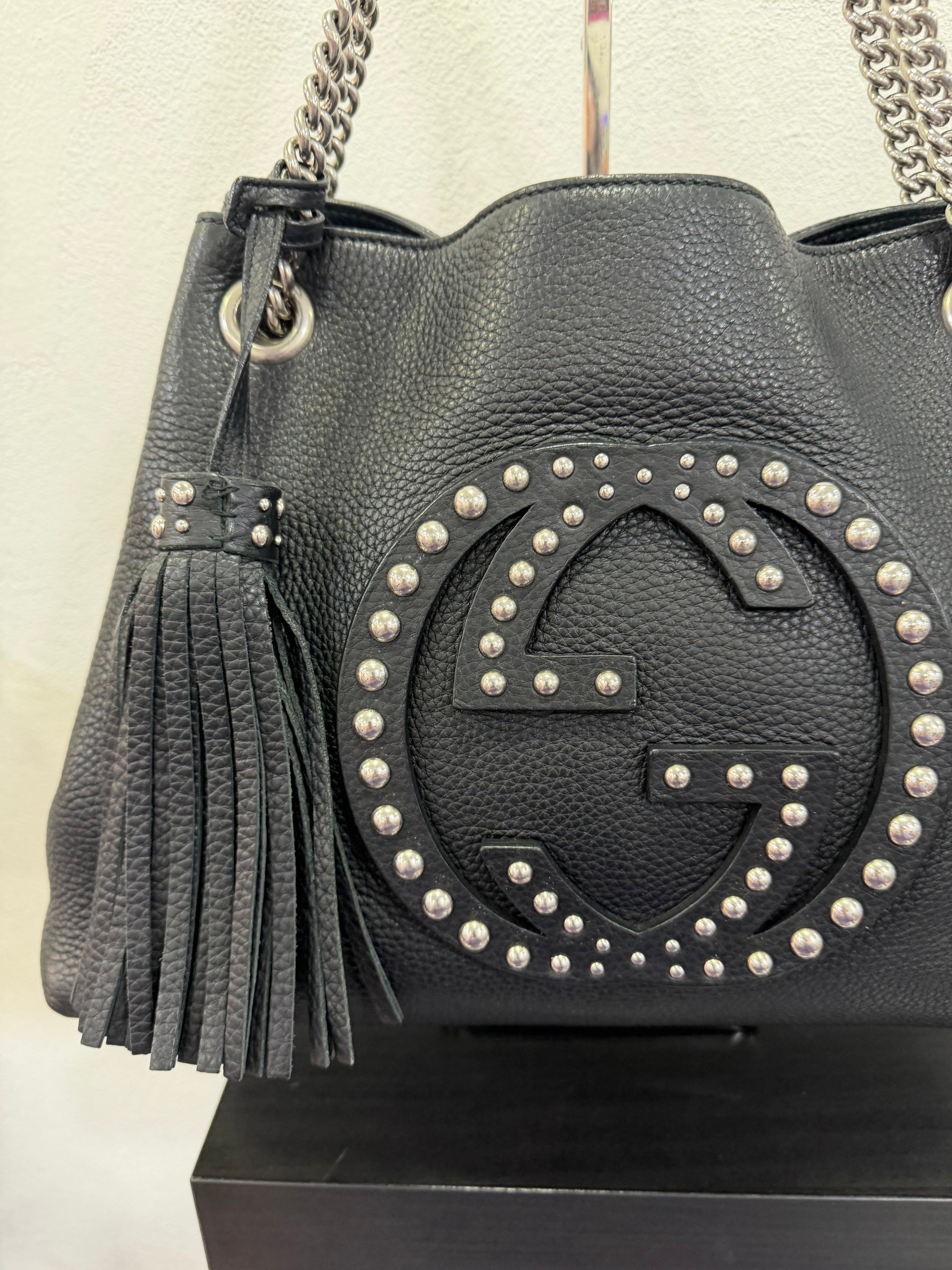 Gucci Soho Tote bag borchie