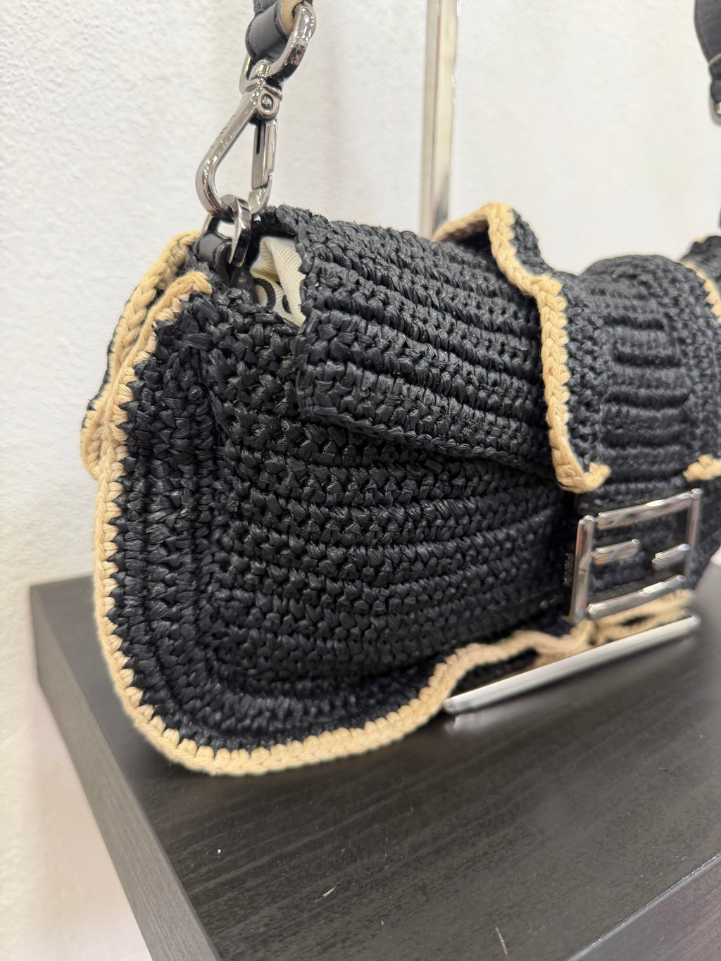 Fendi Baguette Rafia Wave
