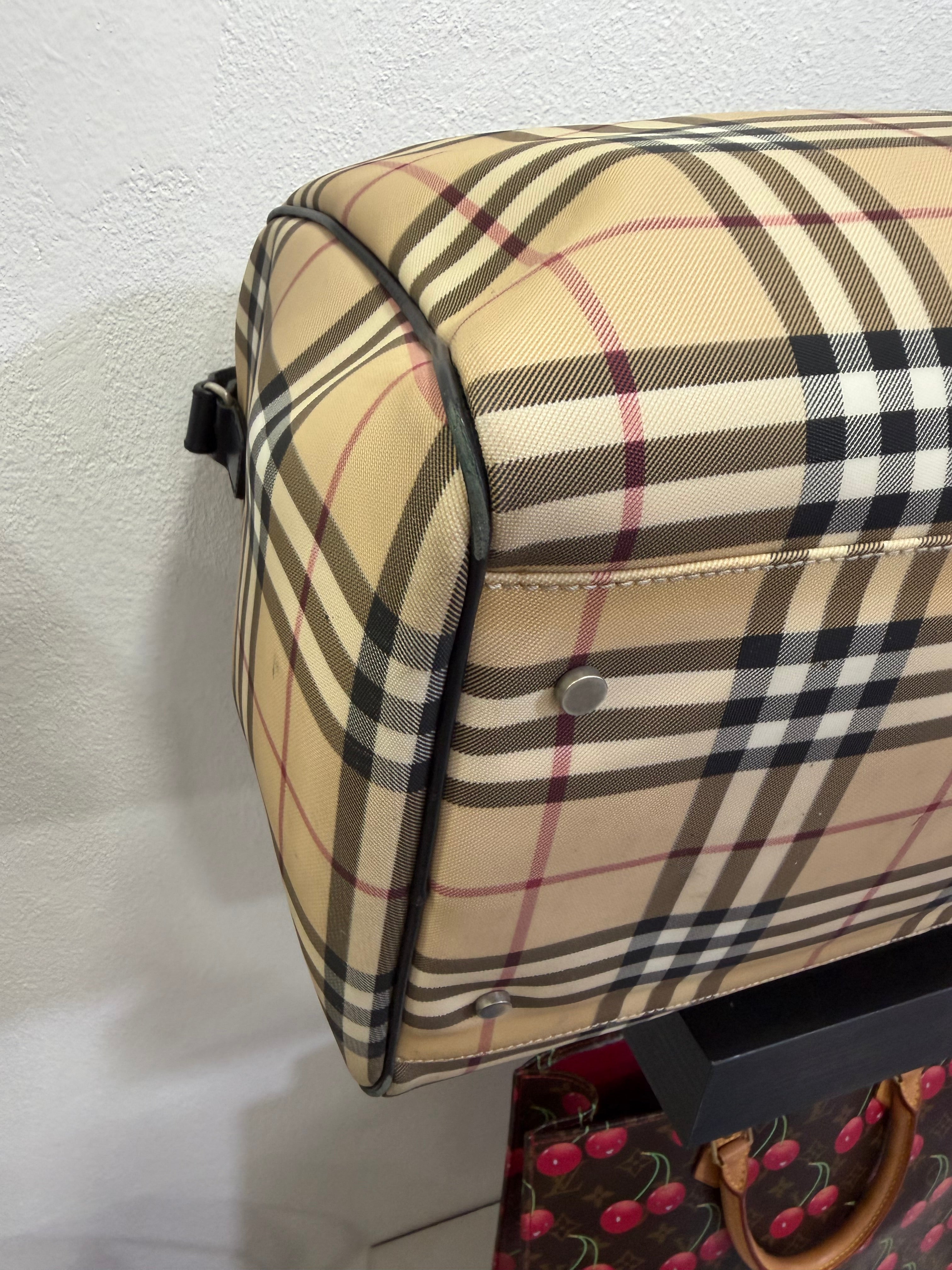 Burberry Borsone Check con tracolla