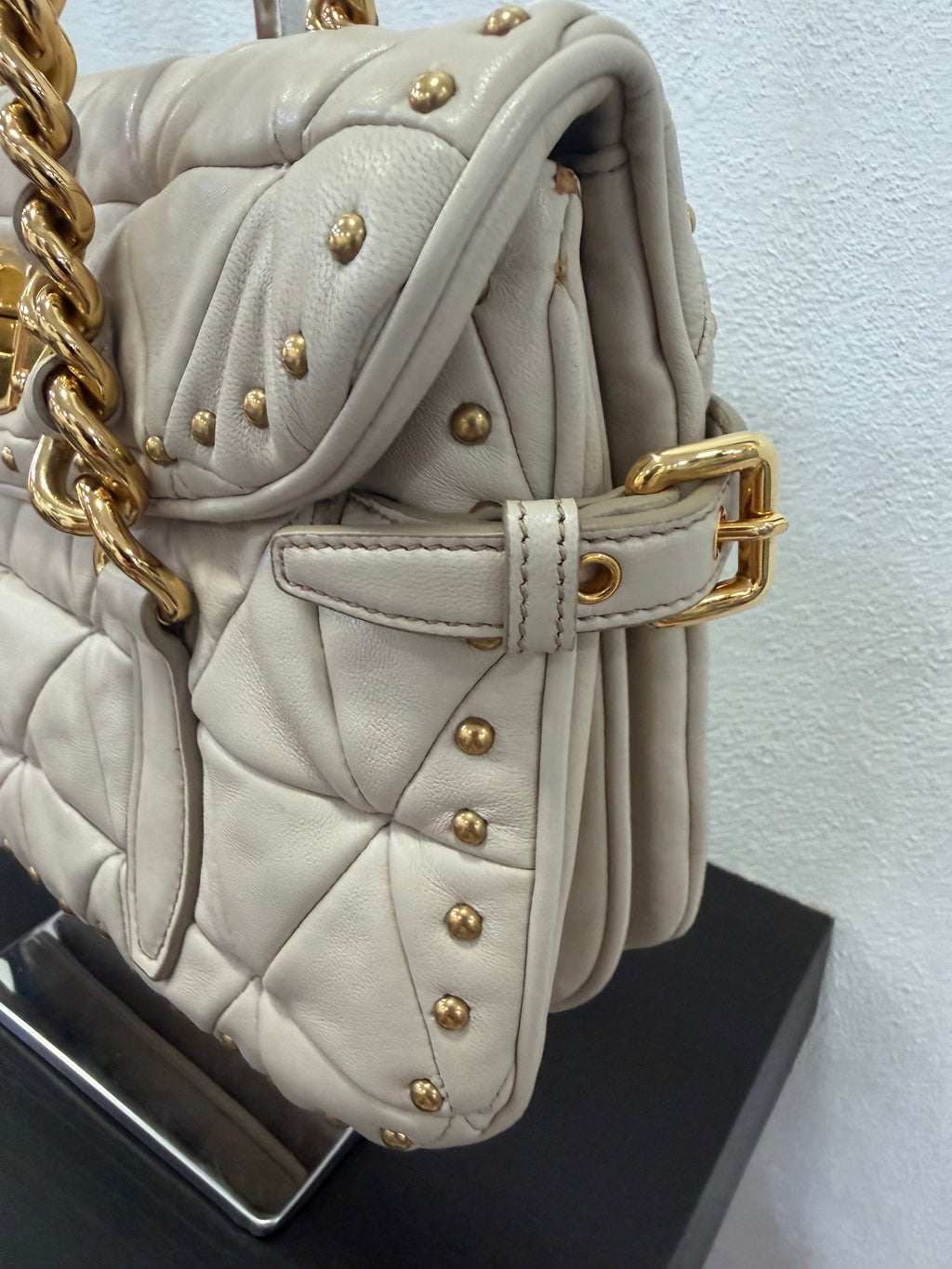 Miu miu Borsa a spalla con pattina