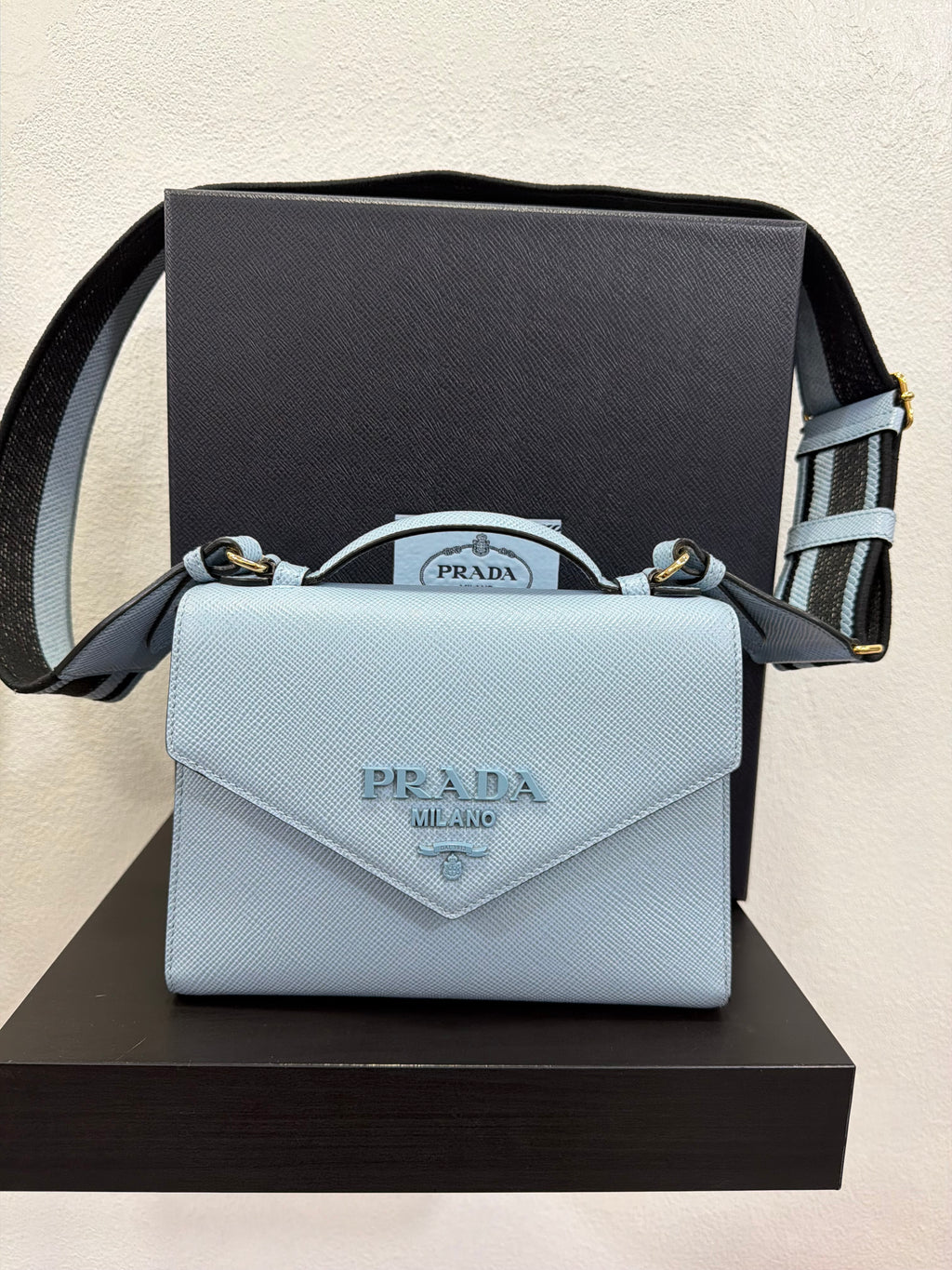 Prada Saffiano Monochrome Crossbody