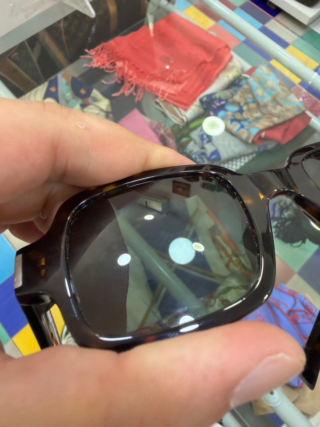 Saint Laurent lenti da sole tartarugato
