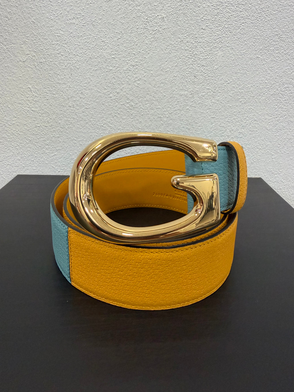 Gucci cintura Bicolor Memorable 80