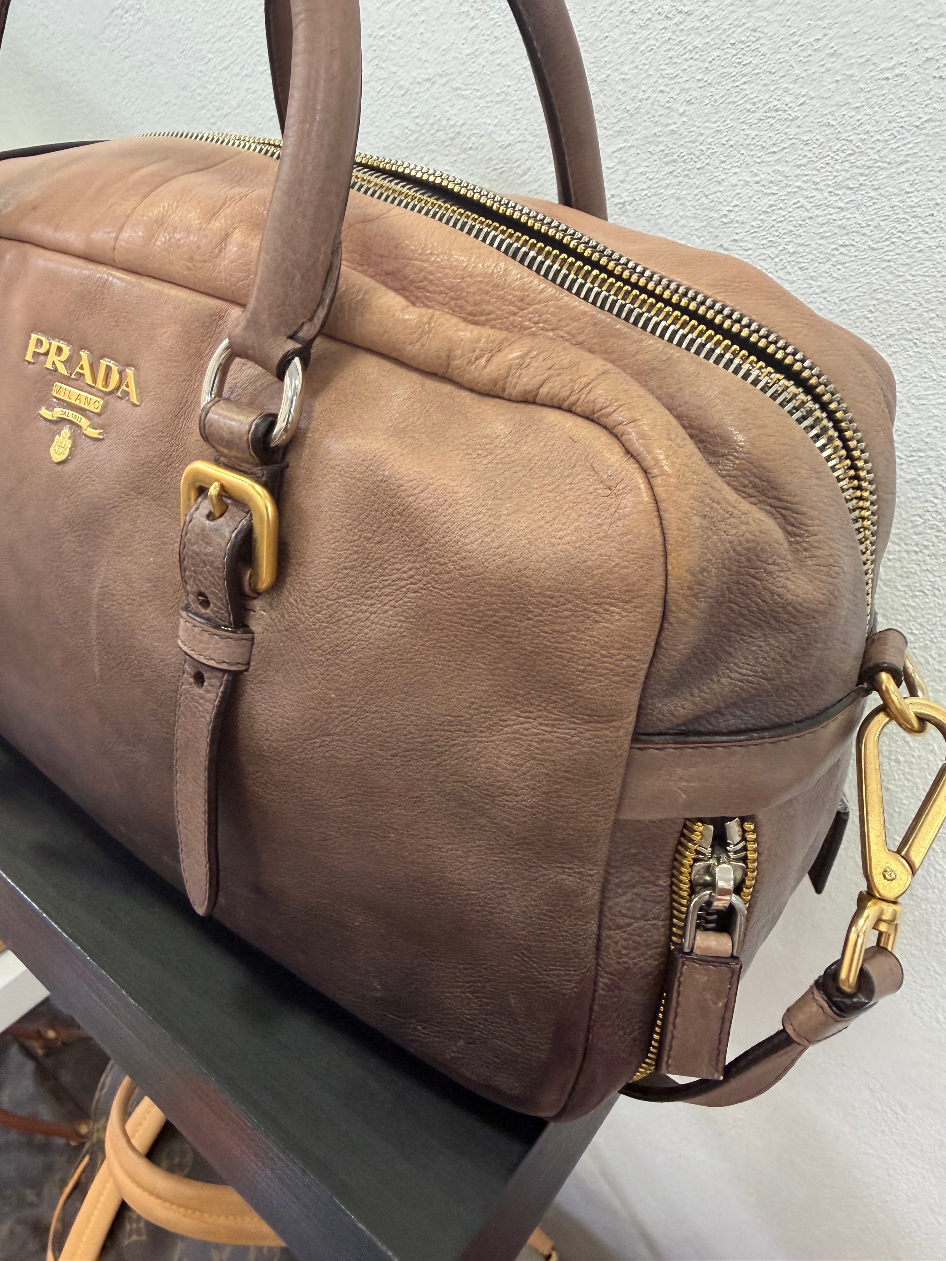 Prada Bauletto in pelle effetto sfumato