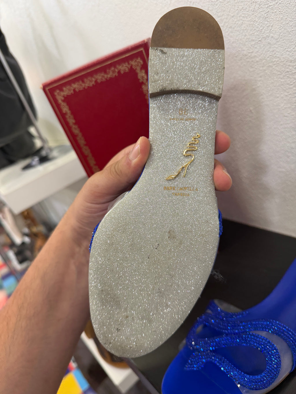 Rene caovilla Flip Flops Gioiello 38