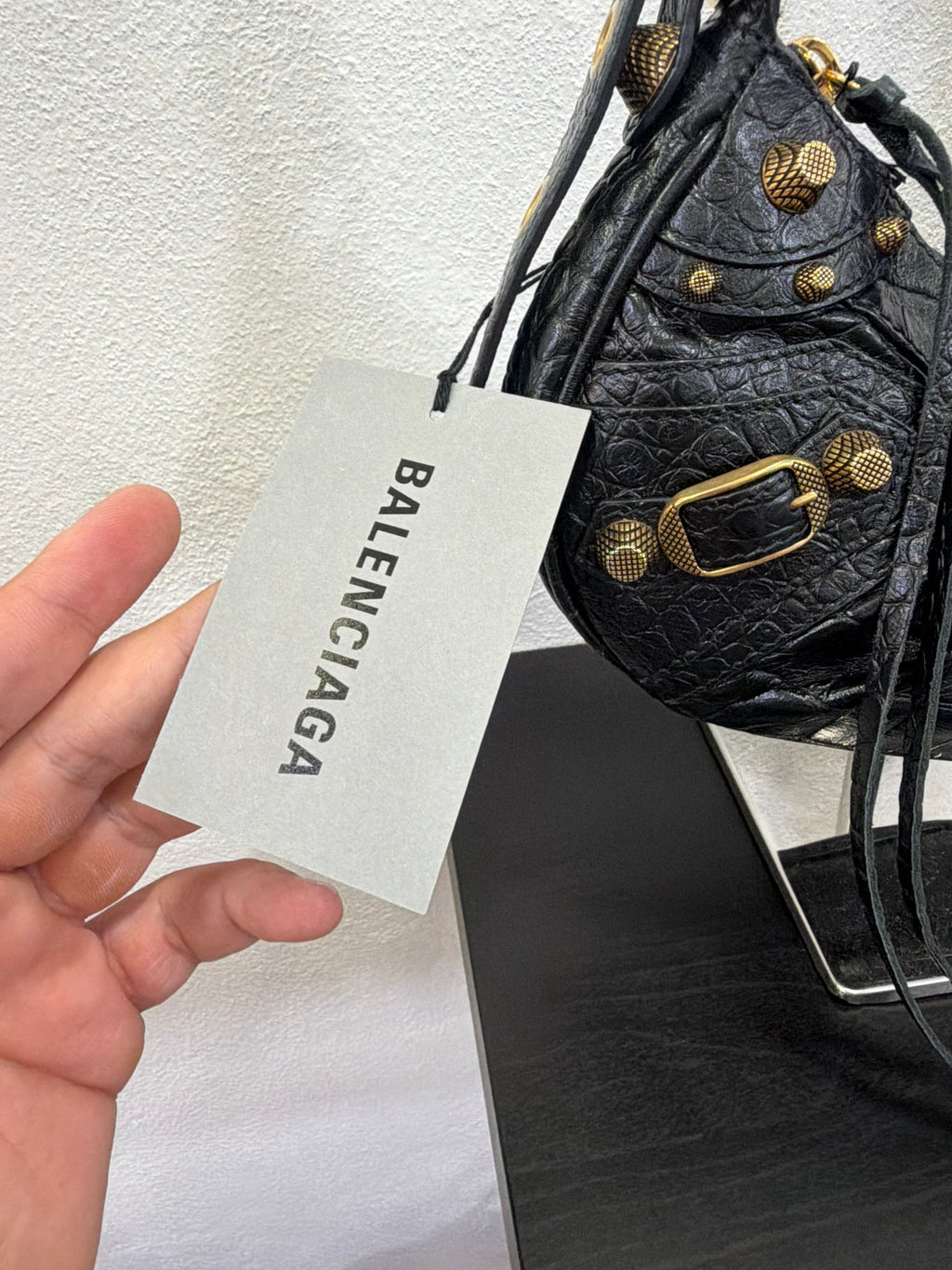 Balenciaga Le cagole XS nero Cocco