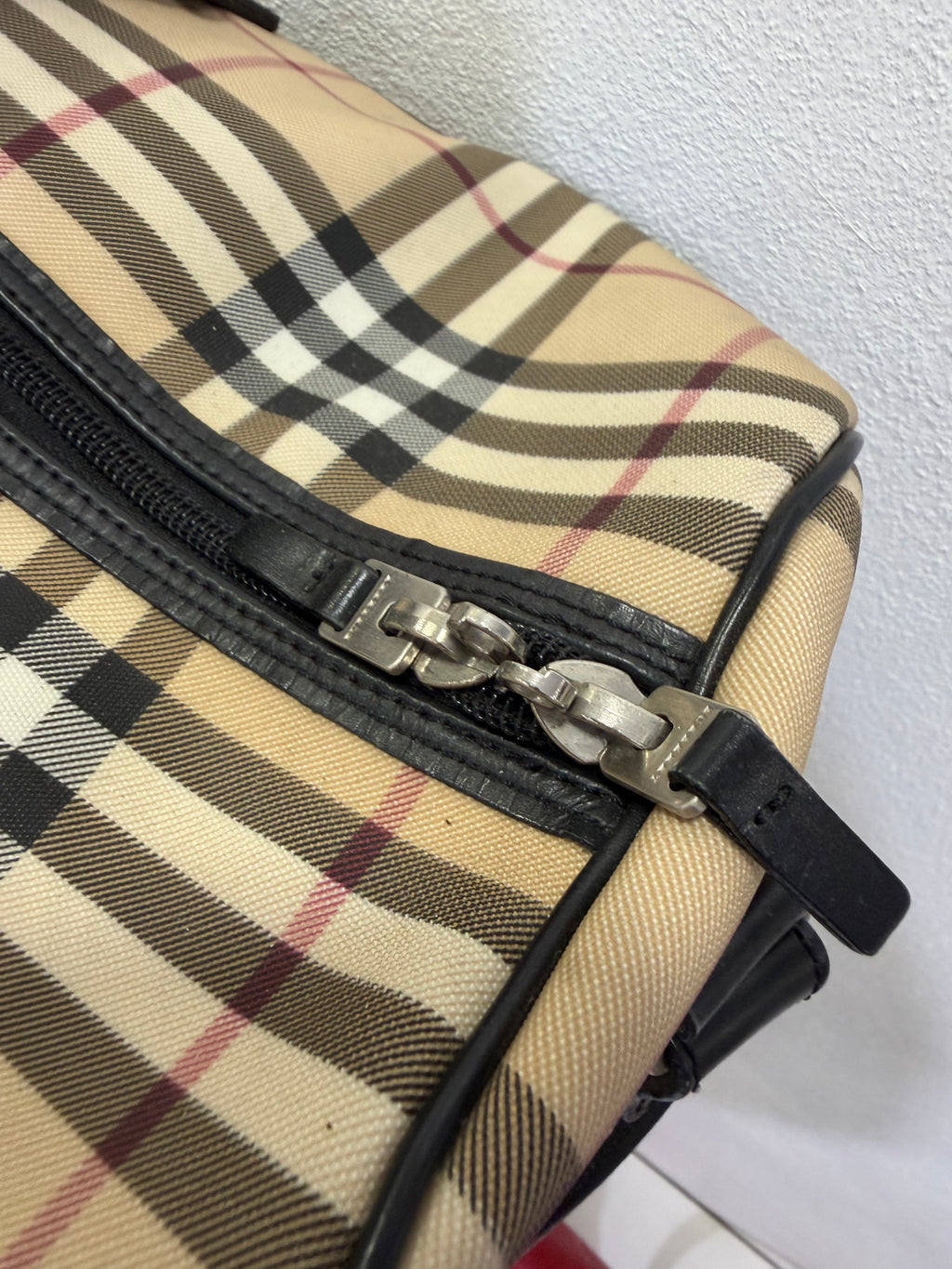 Burberry Borsone Check con tracolla