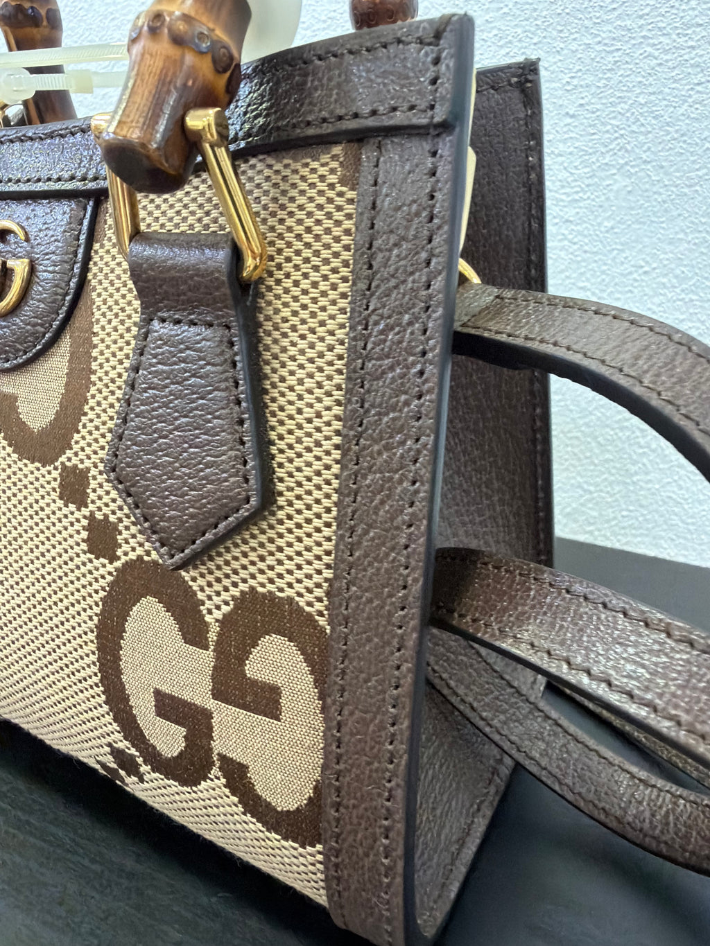 Gucci Diana Mini Bamboo GG Jumbo