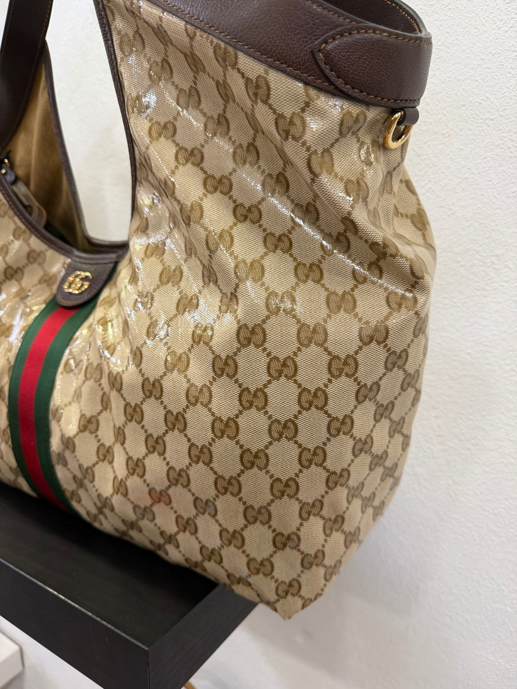 Gucci Giglio Grande Tela GG lucida