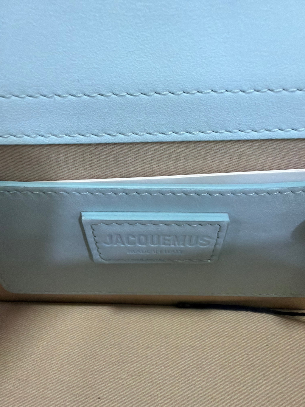Jacquemus le Grand Bambino Azzurro cielo
