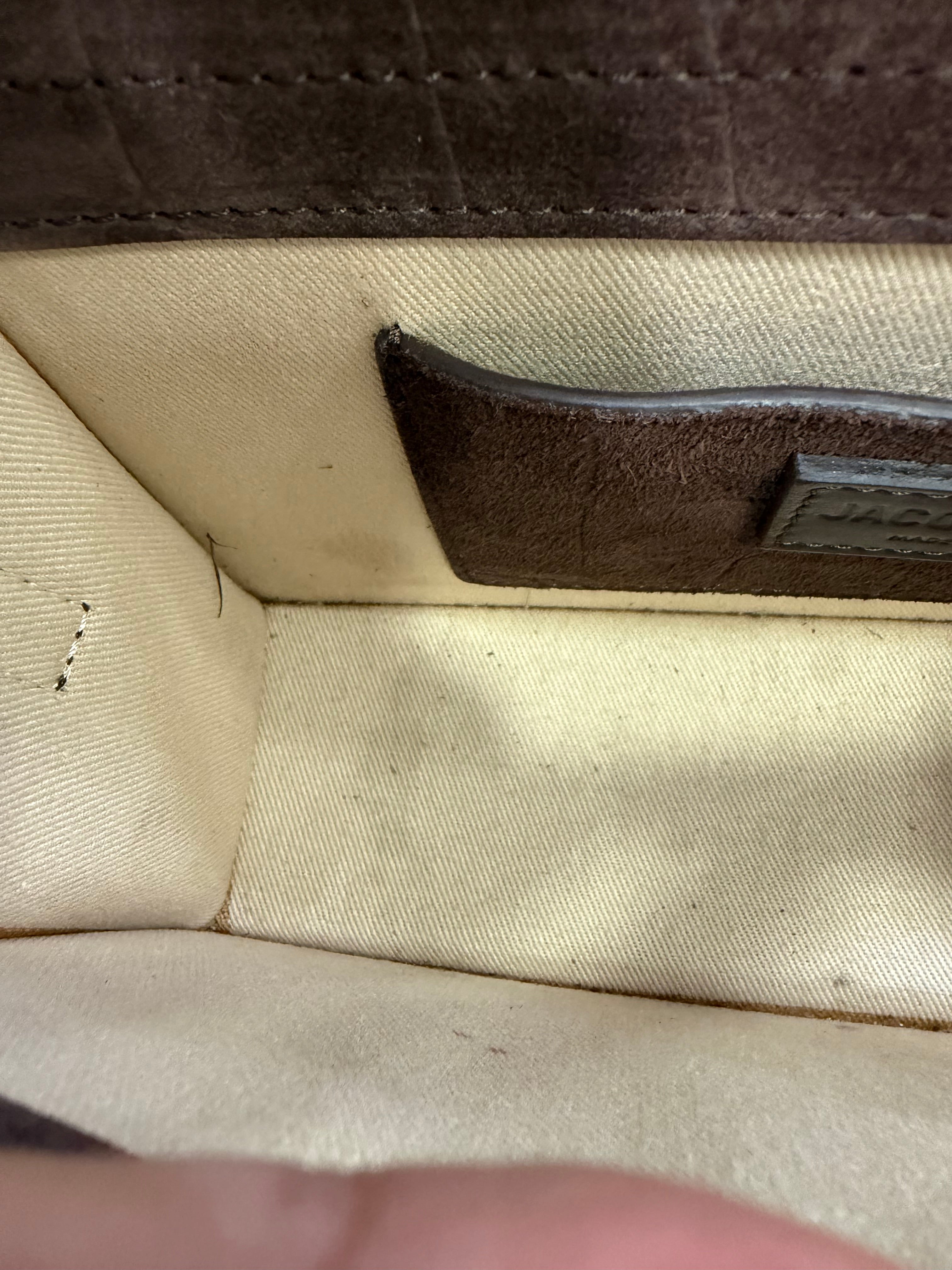 Jacquemus Le Grand Bambino Suede Cocco