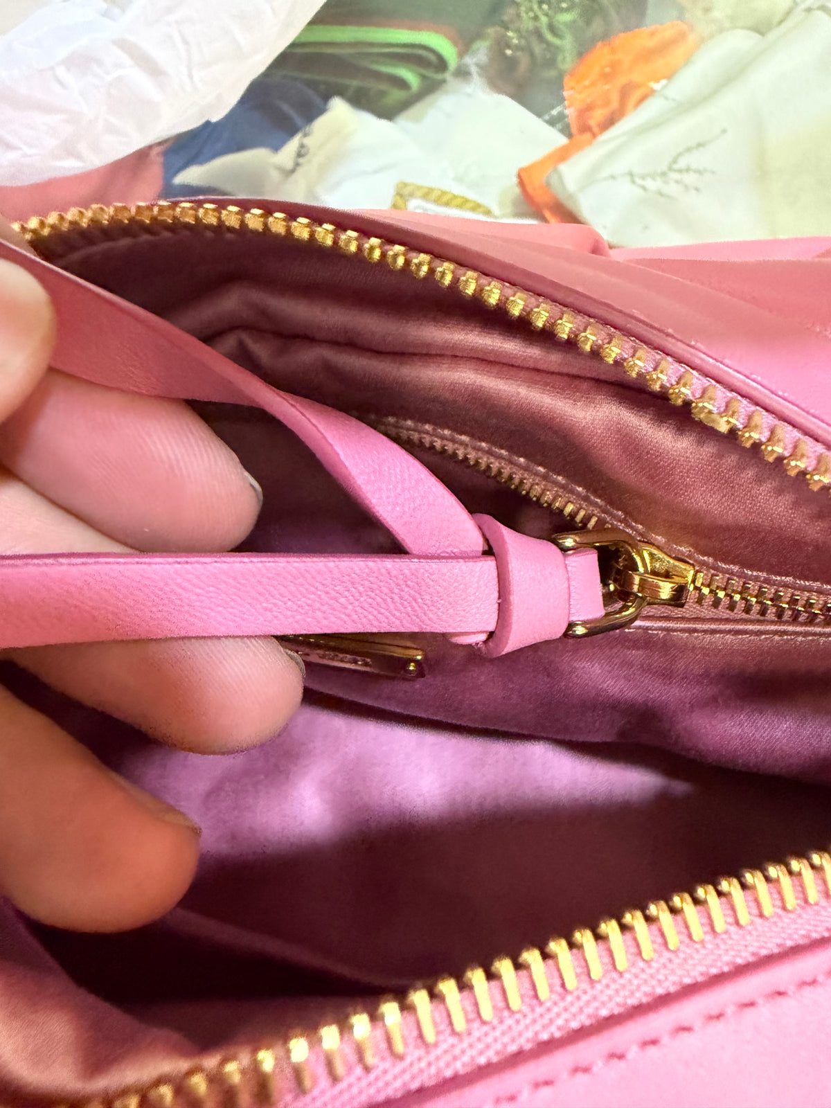 Miu miu nappa Knot Bag