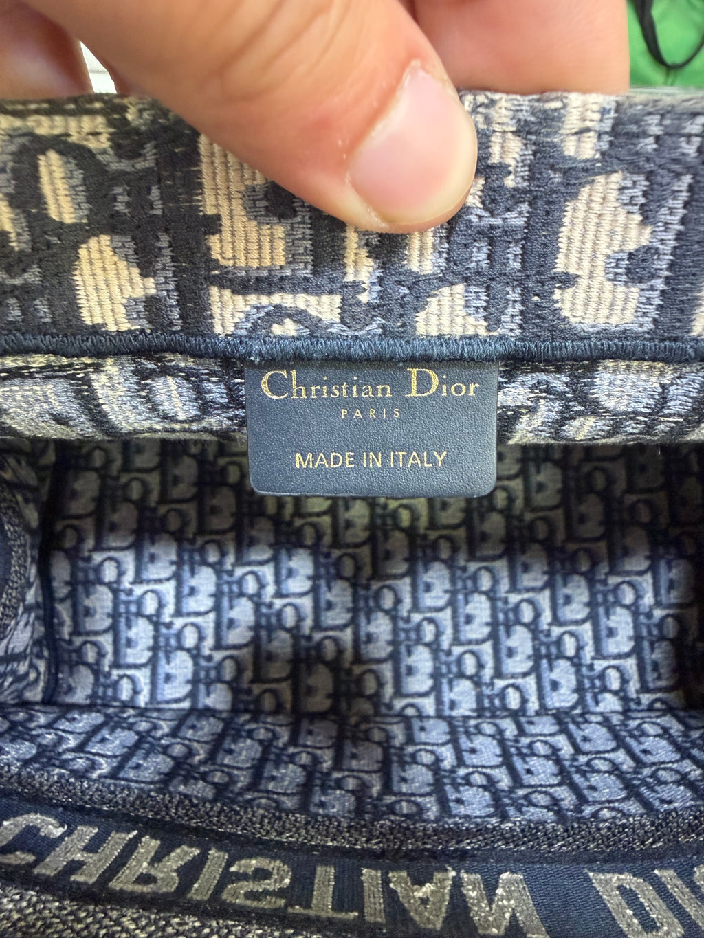 Christian Dior Book Tote